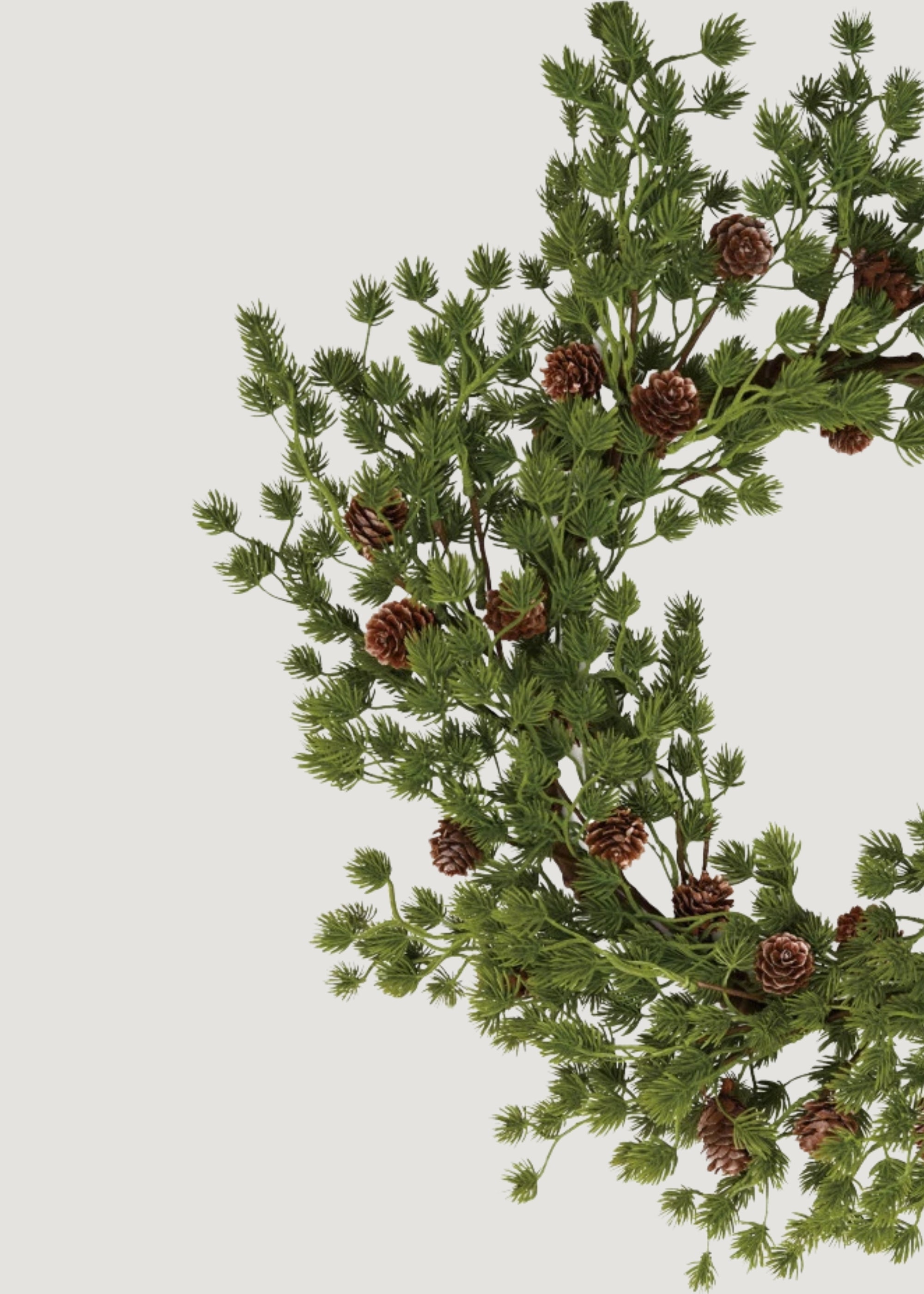 Faux Pine, Fir Wreath for Door and Wall Decor