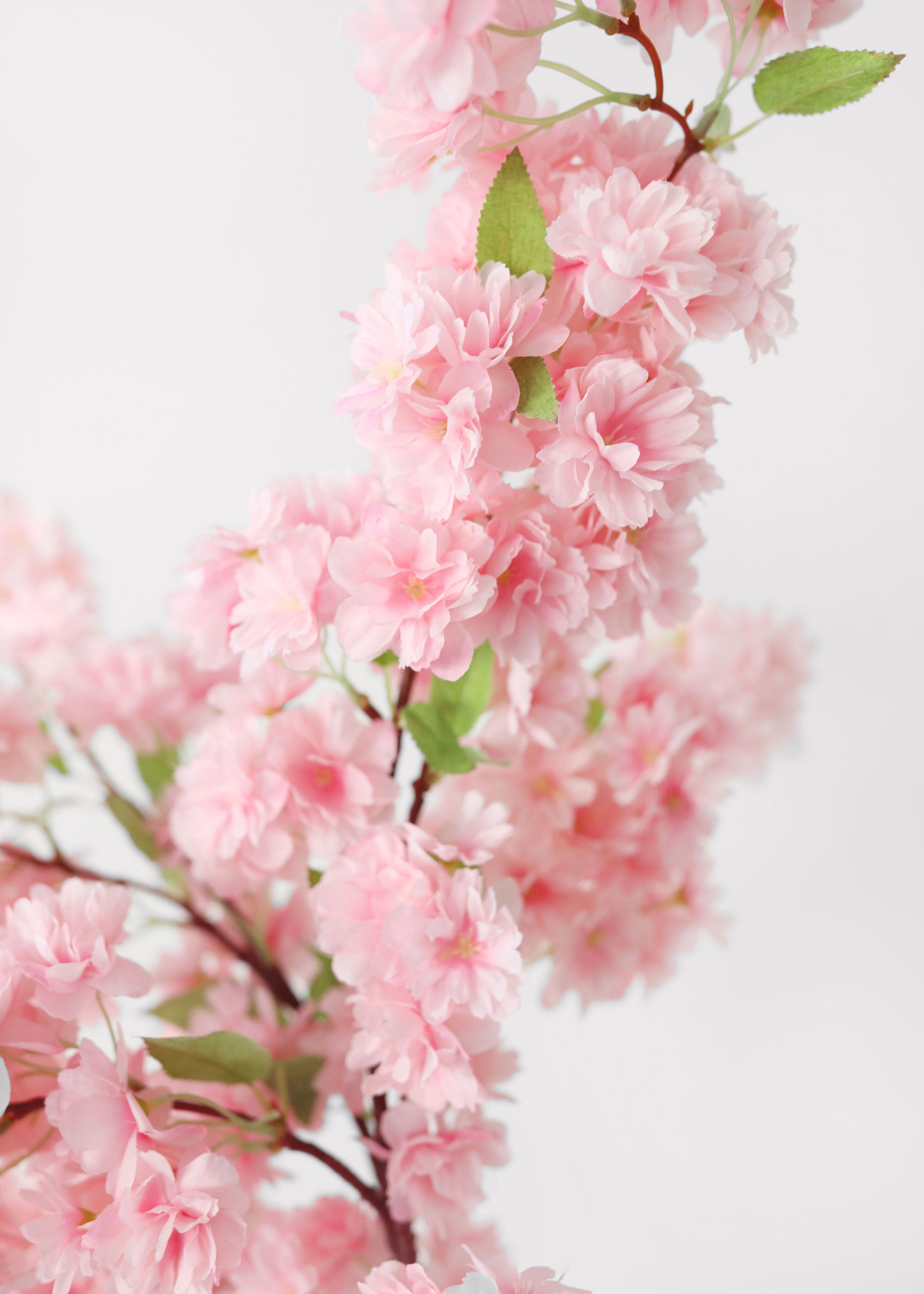 Pink Faux Cherry Blossom Branch for Vase Styling