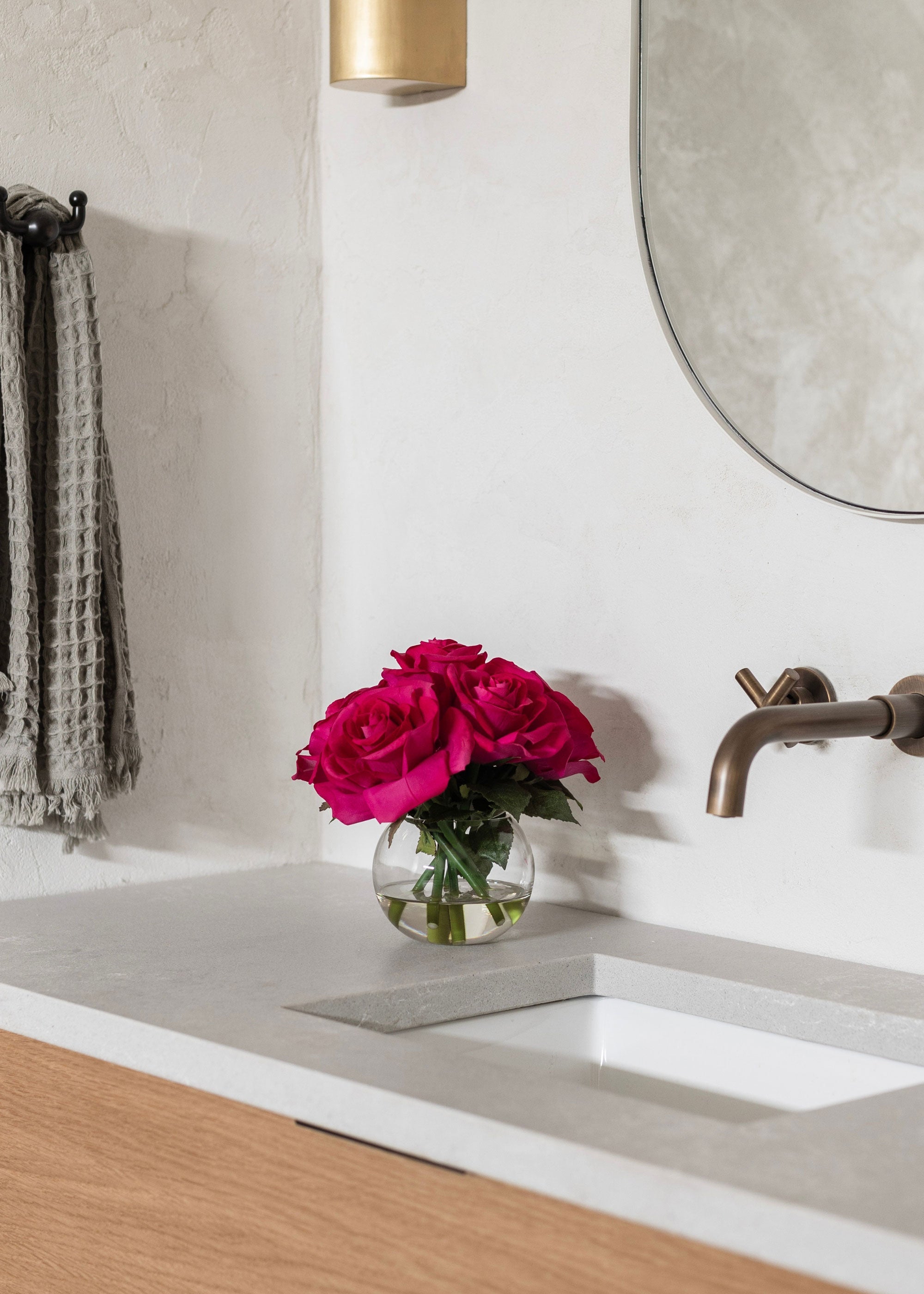 Real Touch Rose Arrangement for Home Decor