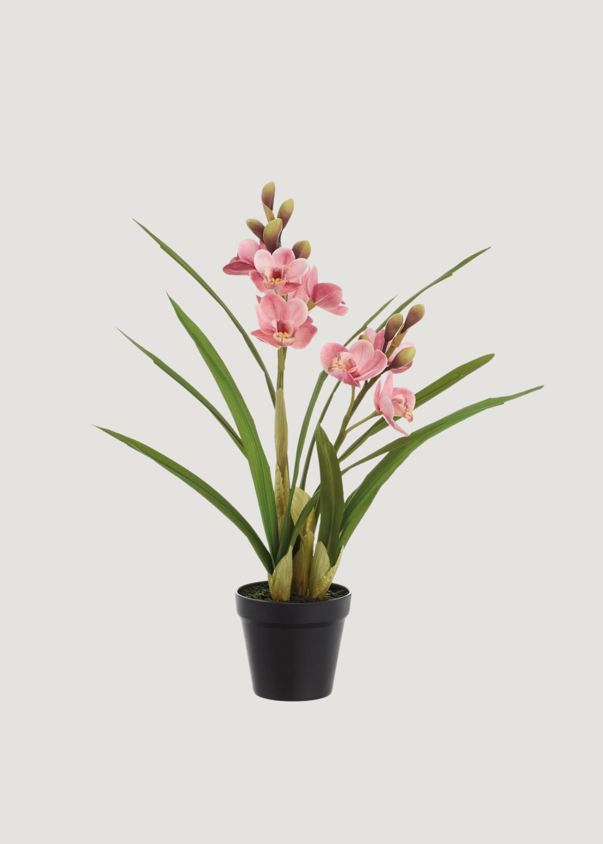 Pink Faux Orchid Arrangement for Home Decor
