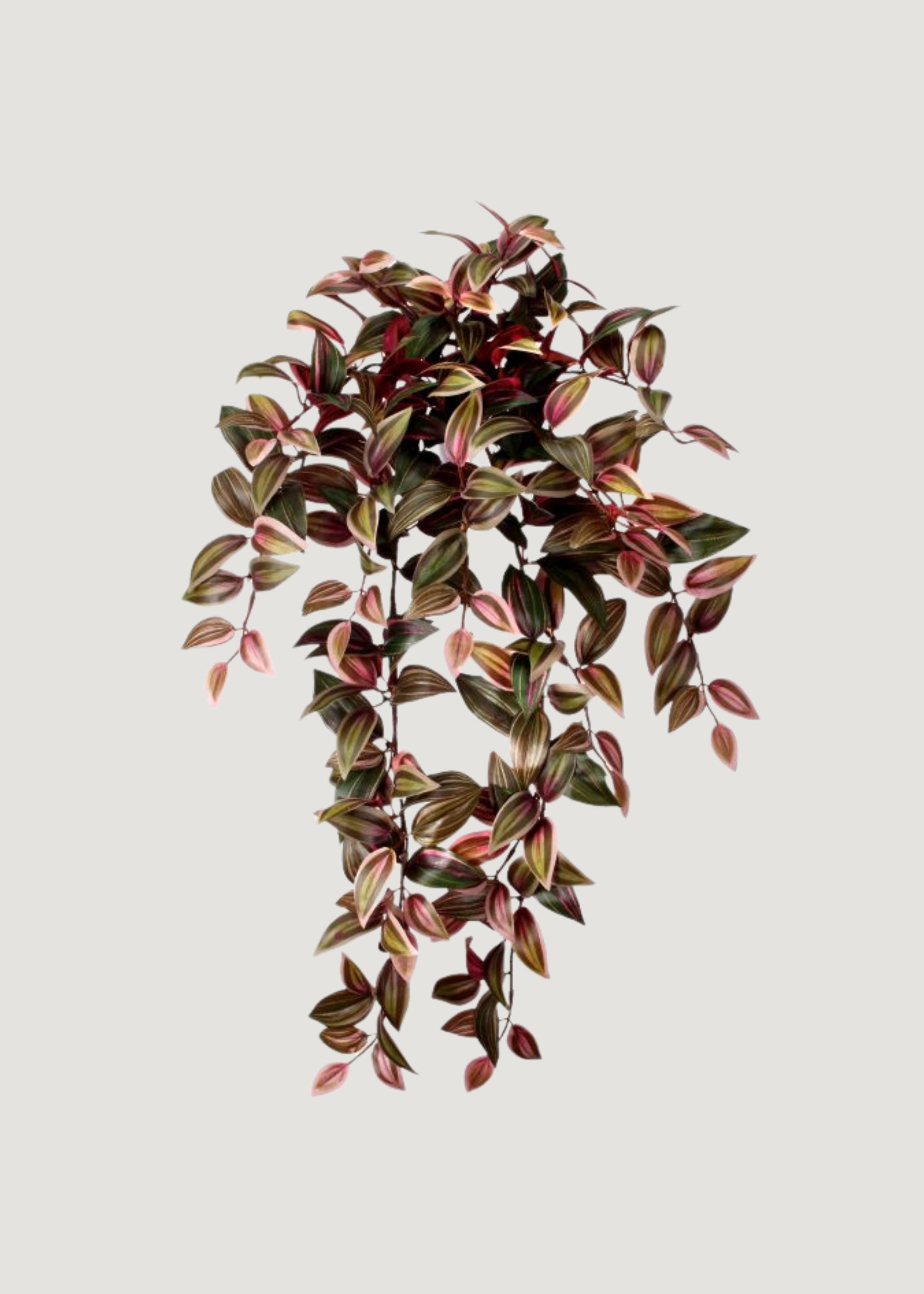 Burgundy Faux Houseplant Bush for Vase Styling