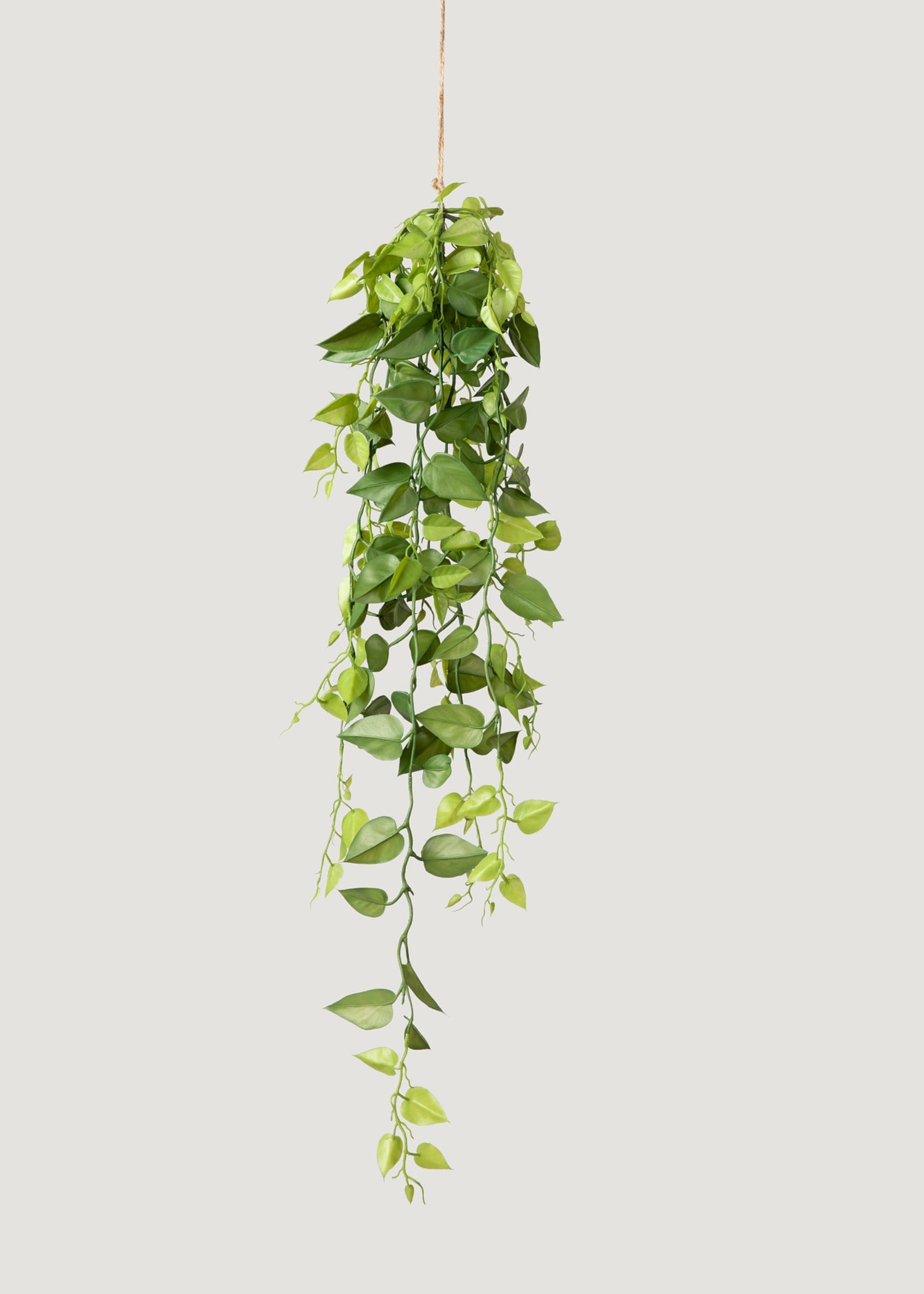 Faux Plants Hanging Philodendron Bush for Vase Styling