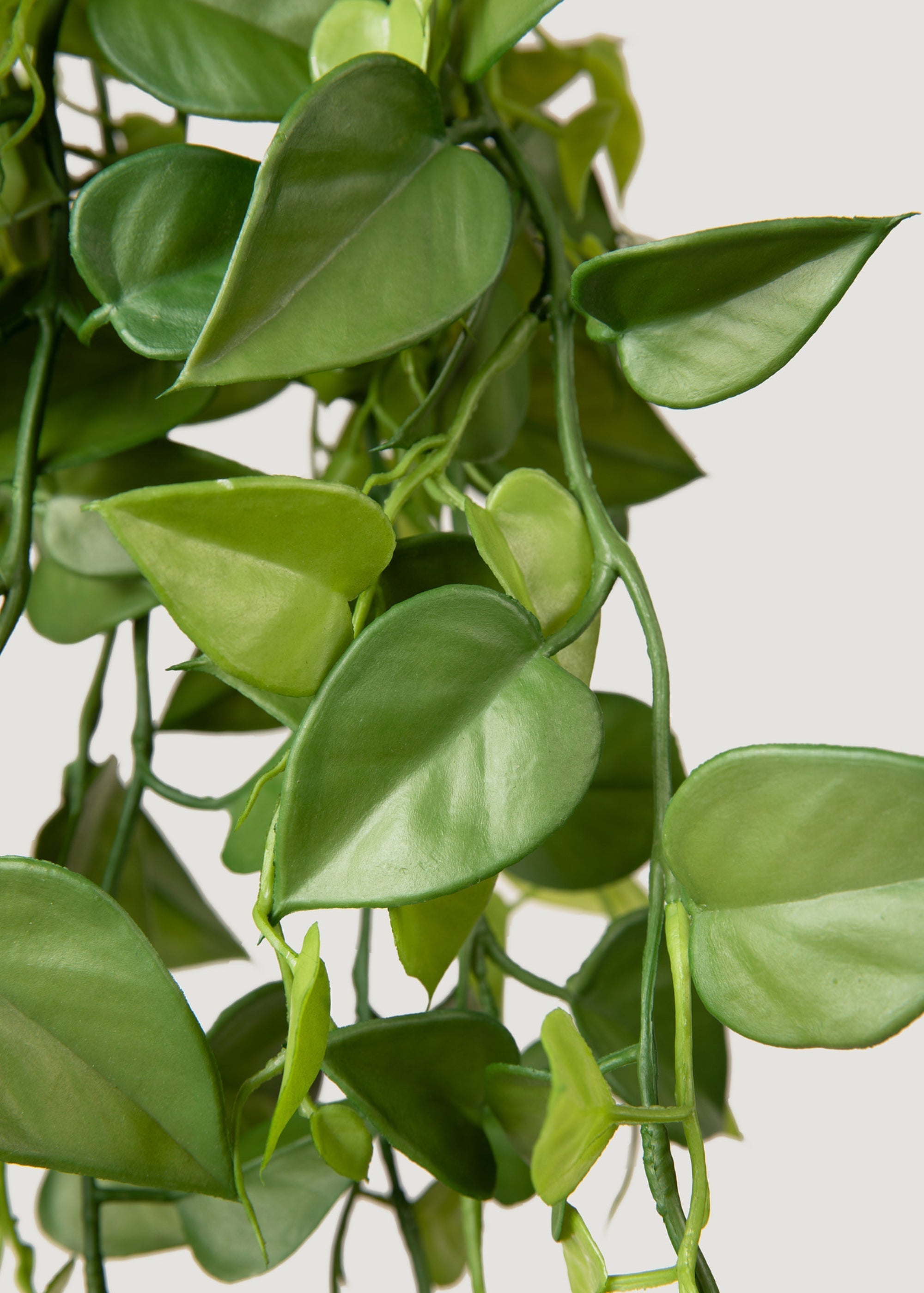 Faux Plants Hanging Philodendron Bush for Vase Styling