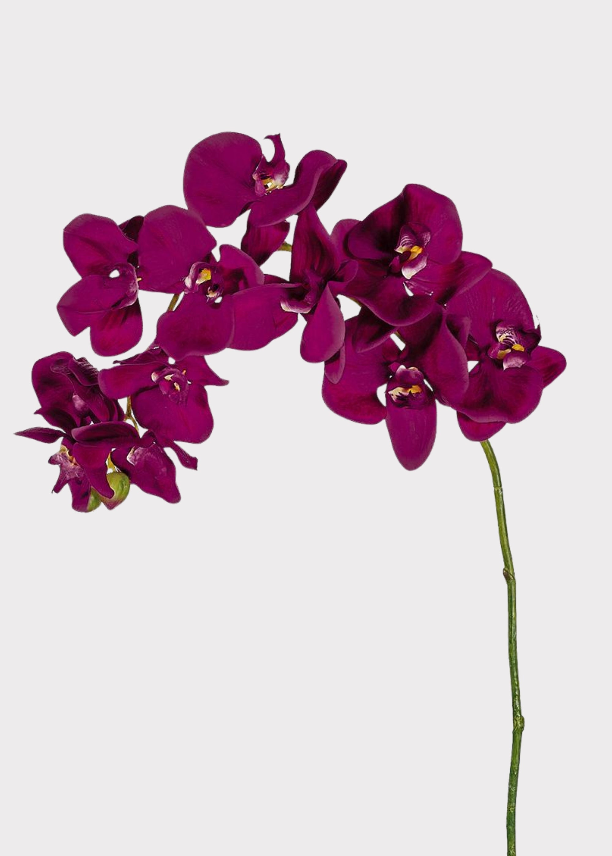 Pink Faux Orchid Stem for Vase and Wedding Styling
