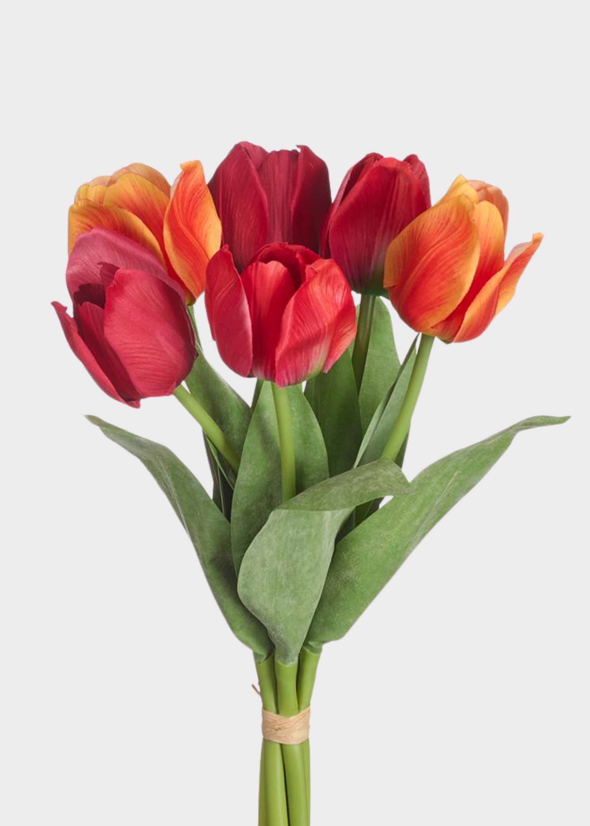 Red Faux Tulip Bundle for Vase and Wedding Styling