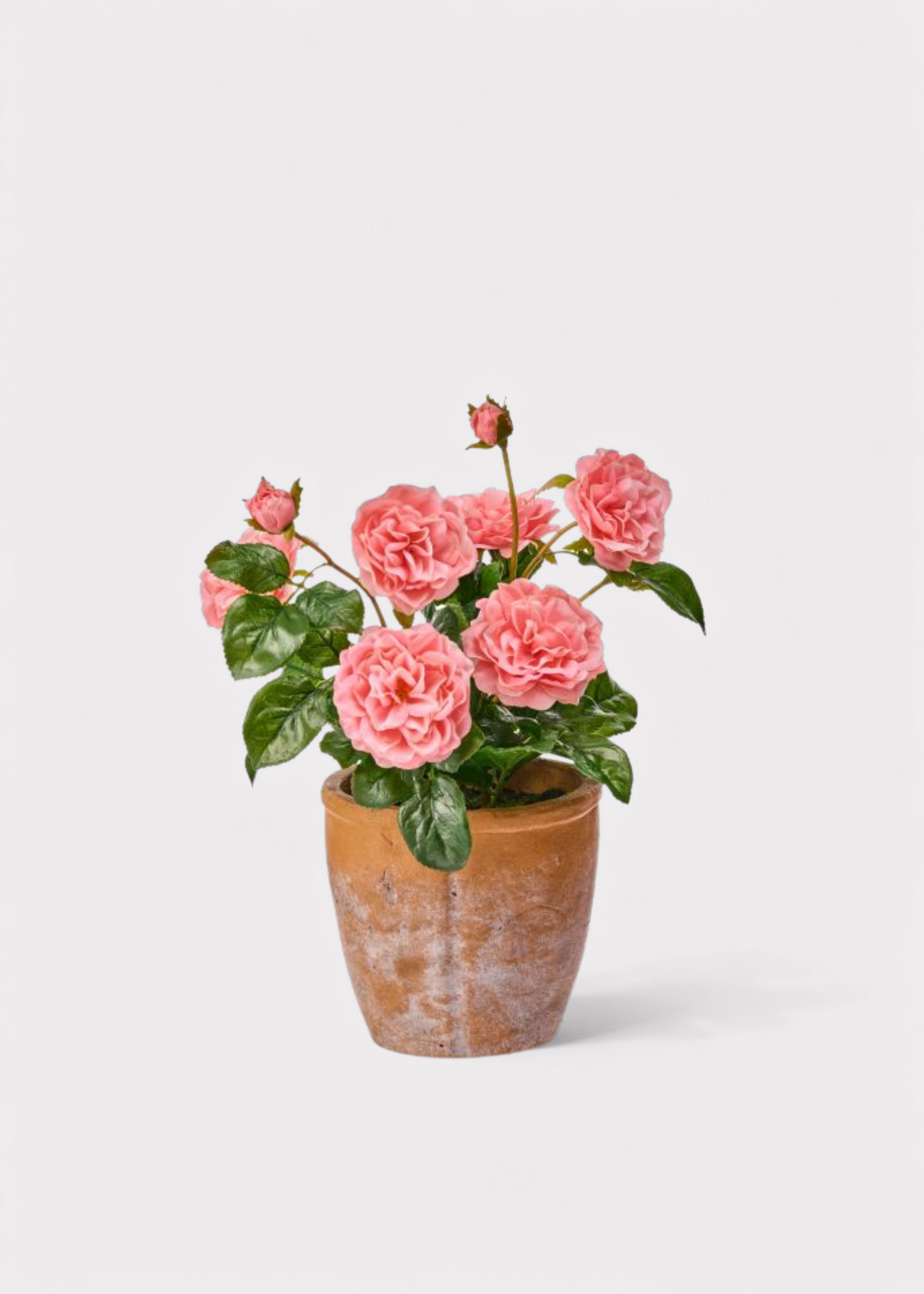 Pink Real Touch Rose Arrangement for Home Decor