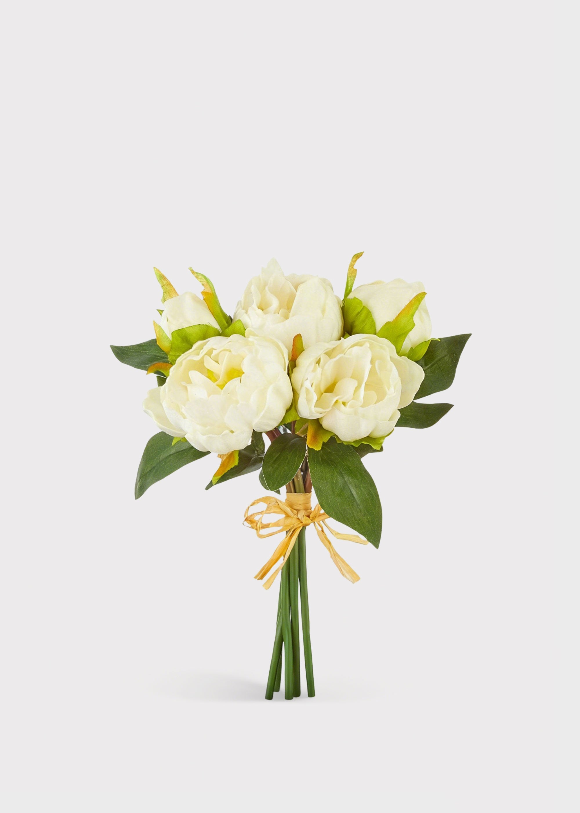 White Real Touch Peony Bundle for Vase and Wedding Styling
