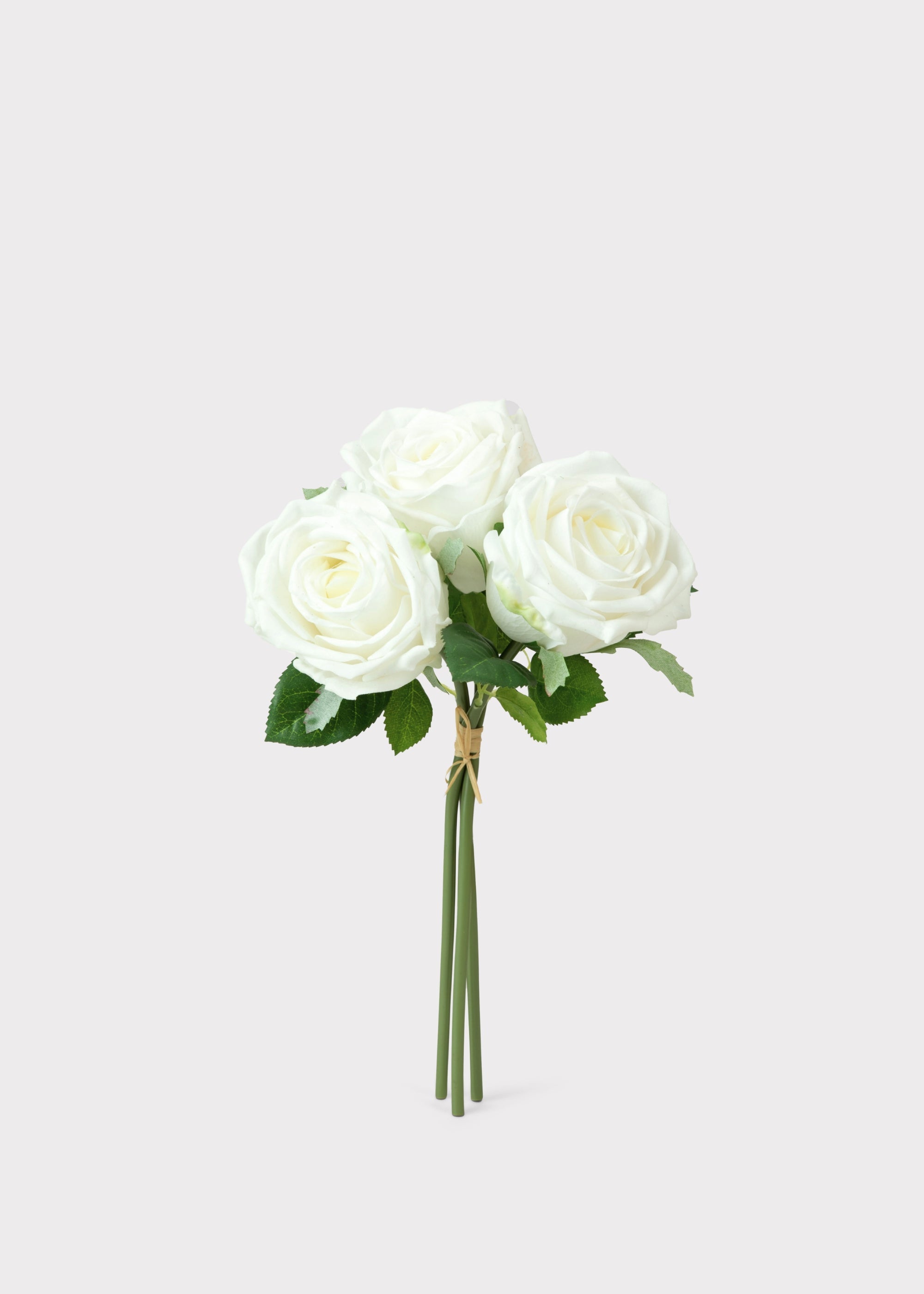 White Faux Rose Bundle for Vase and Wedding Styling