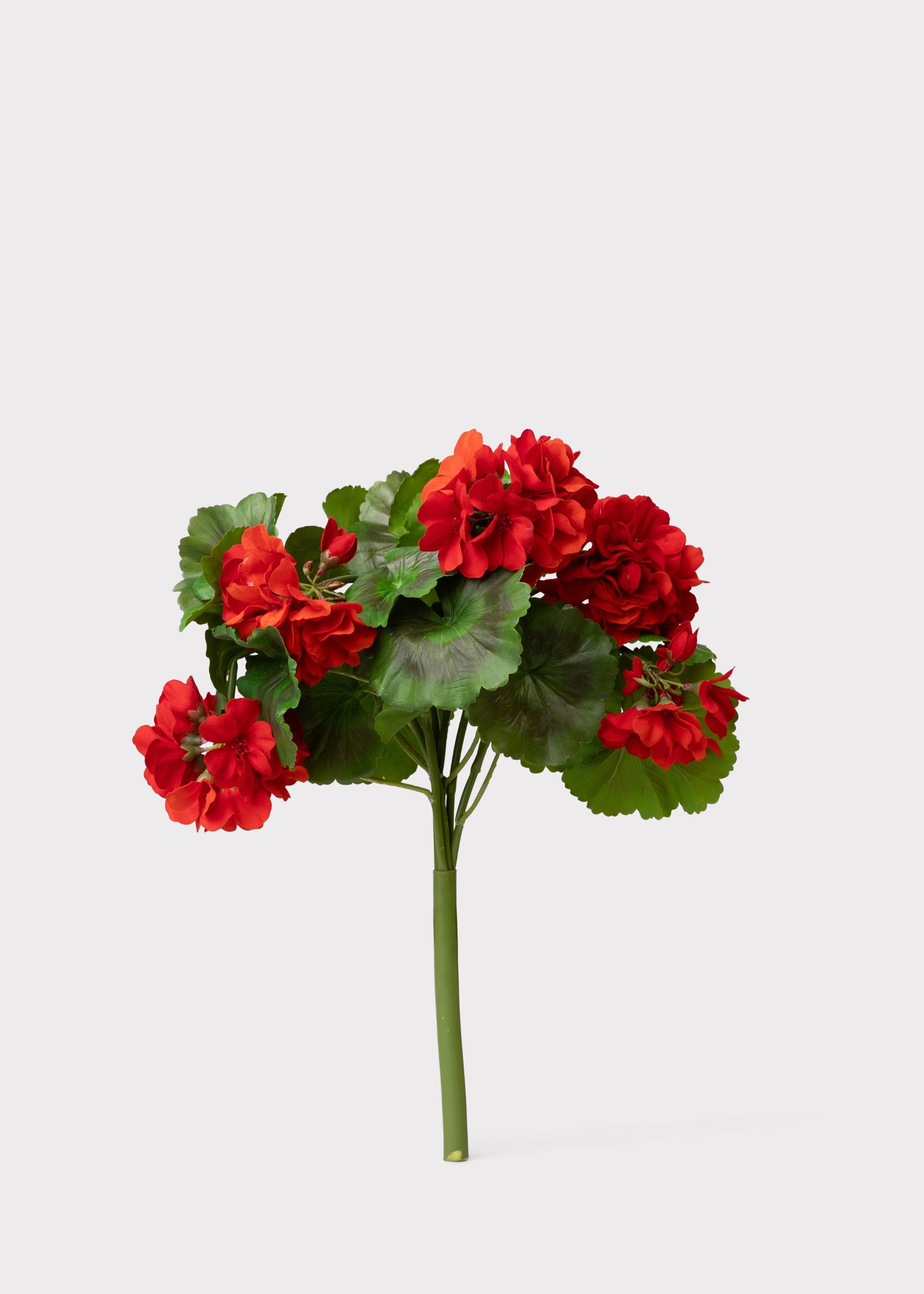 Faux Uv Resistant Indoor/outdoor Geranium Pick Bush for Vase Styling