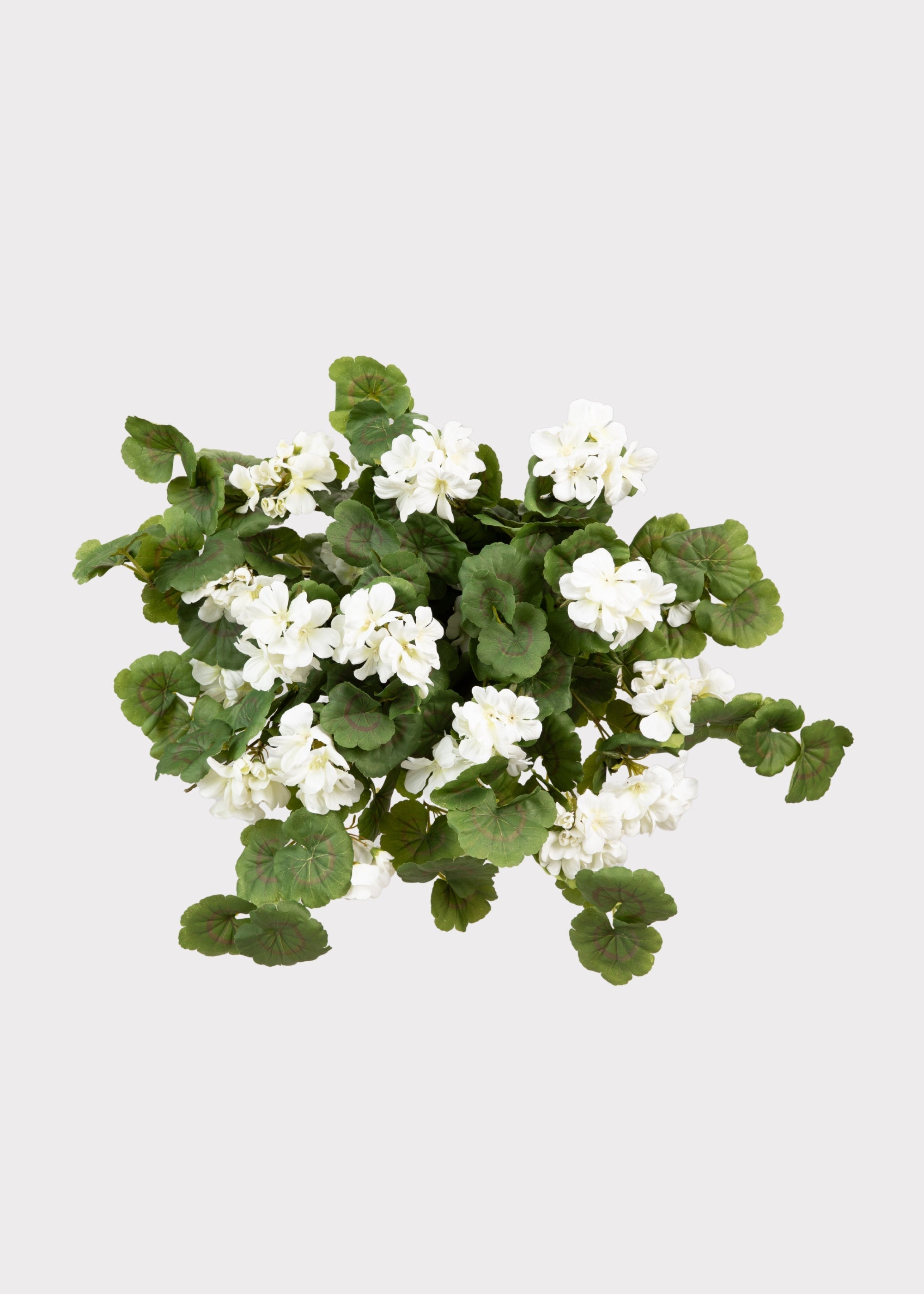 Faux Uv Treated Geranium Hanging Outdoor Plants Bush for Vase Styling