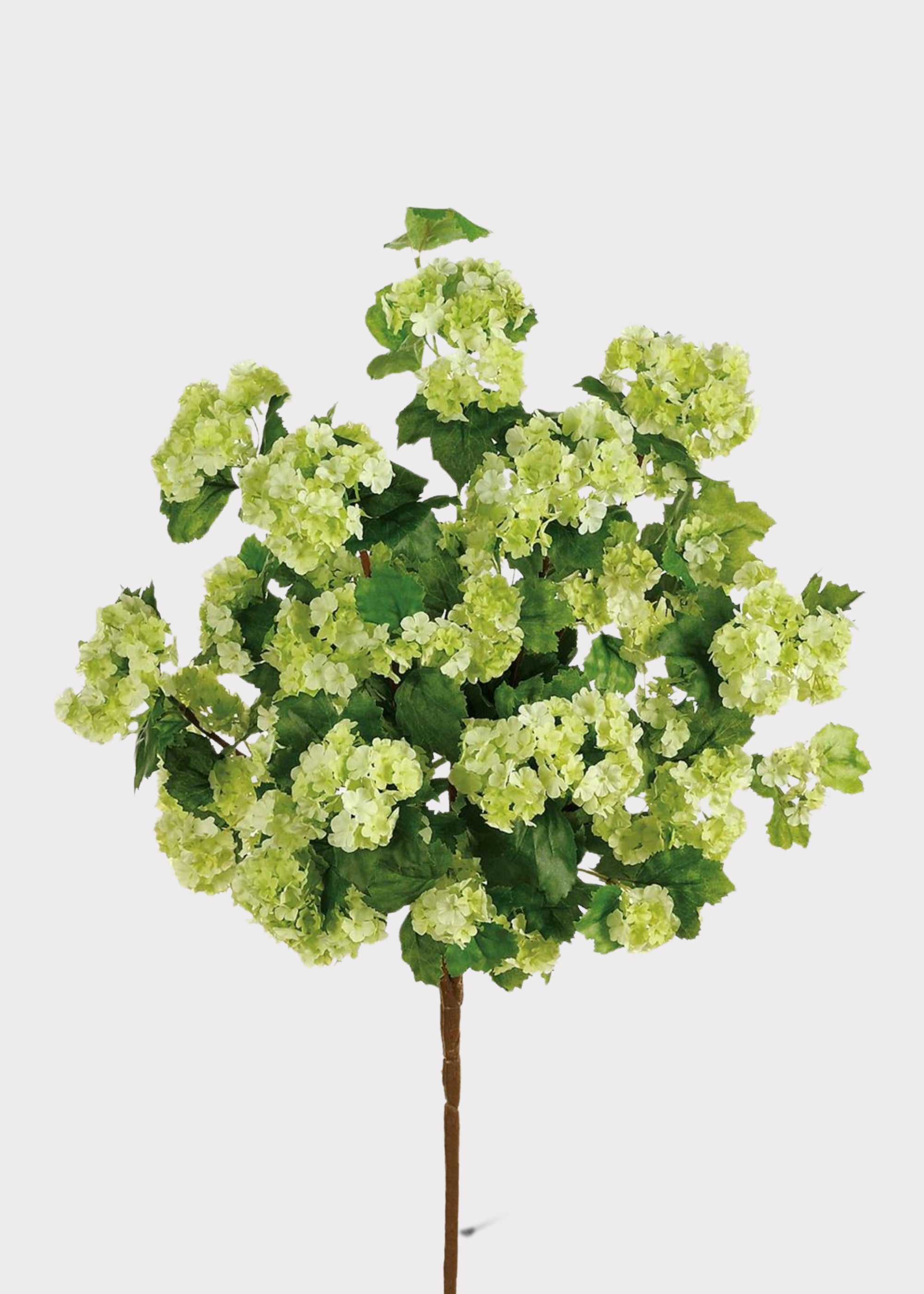 Green Faux Hydrangea Bush for Vase Styling