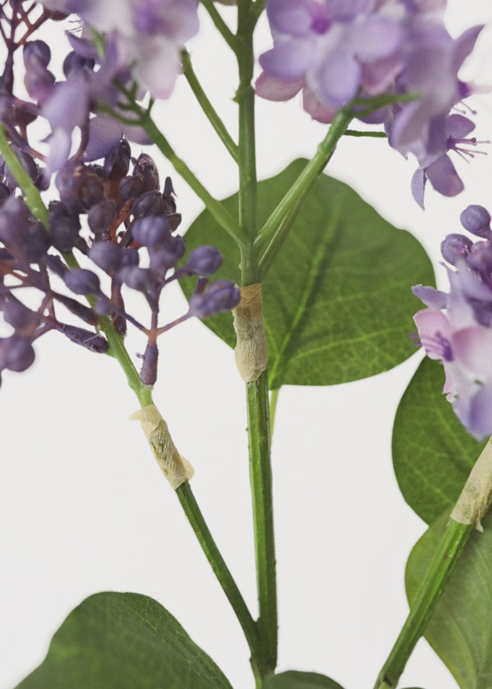 Purple Faux Lilac Stem for Vase Styling