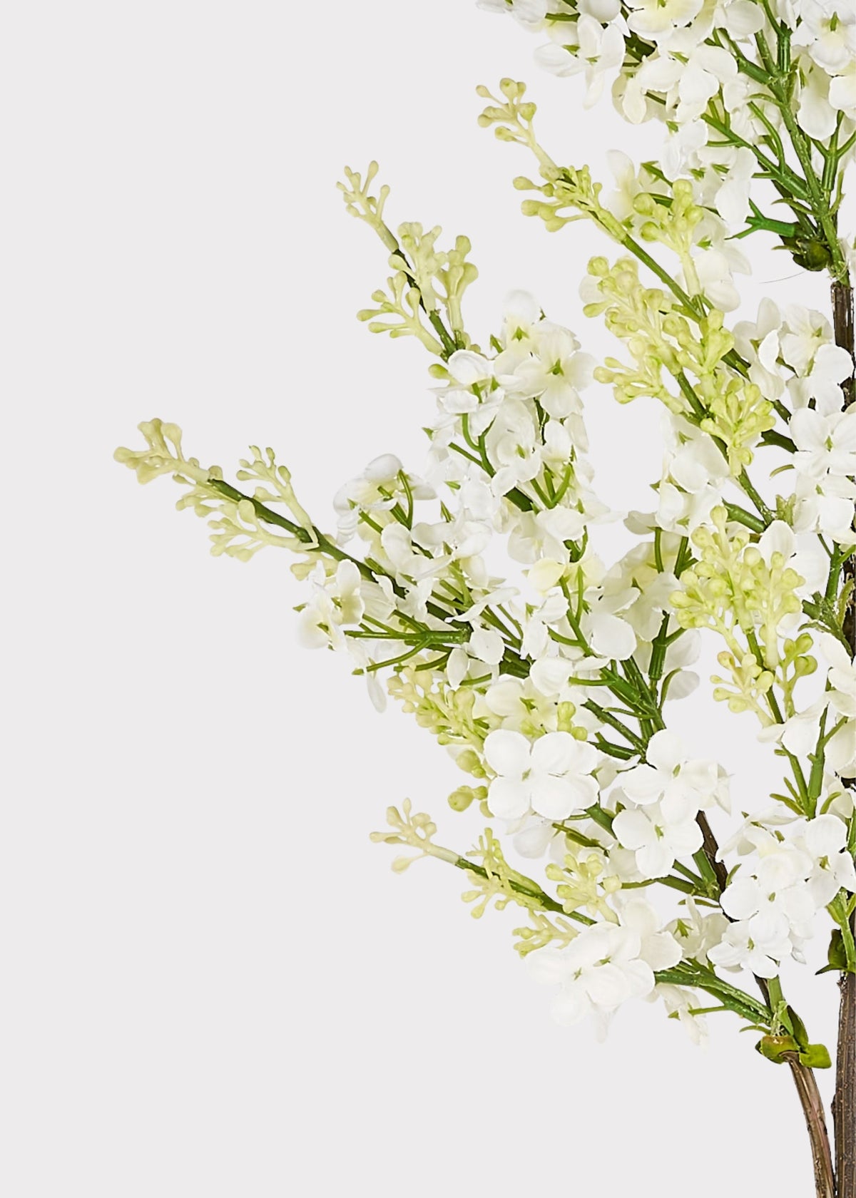 Cream Faux Lilac Branch for Vase Styling