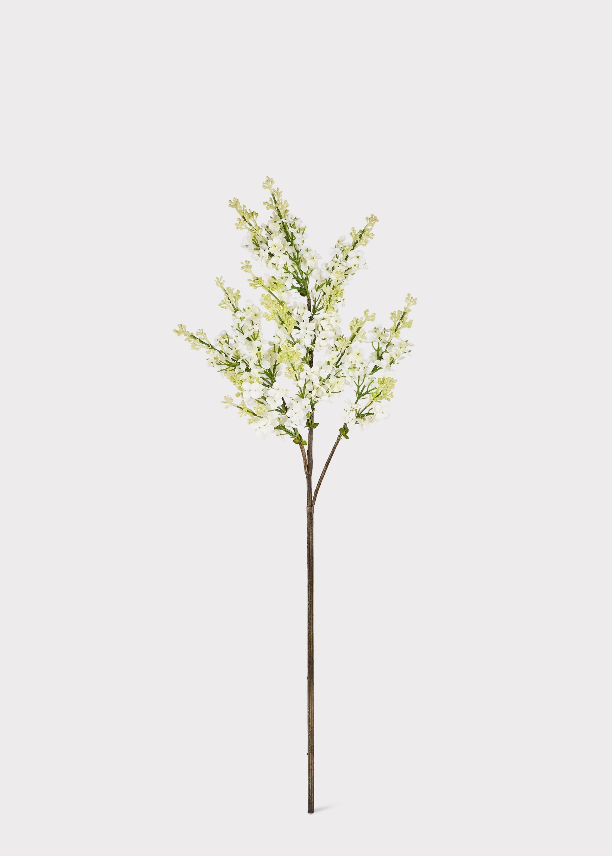 Cream Faux Lilac Branch for Vase Styling