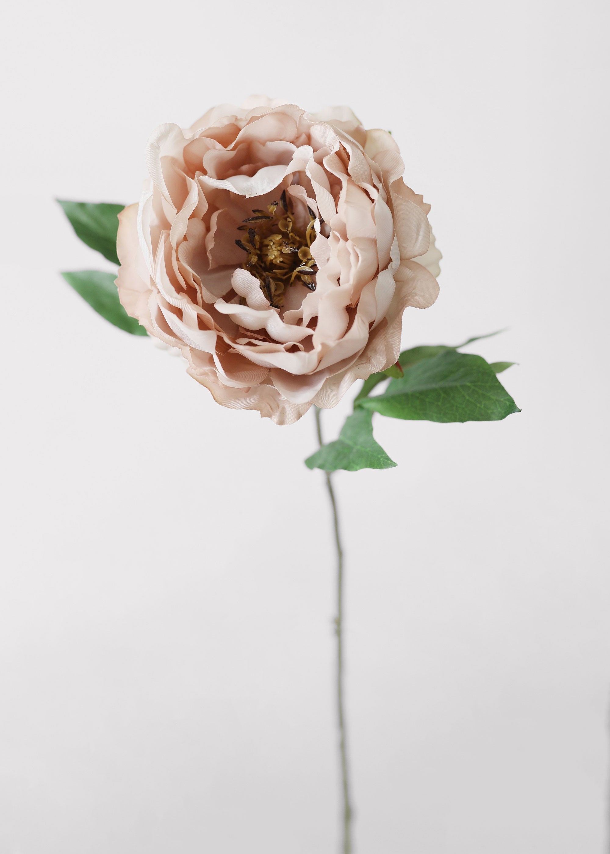 Mauve Faux Peony Stem for Vase and Wedding Styling