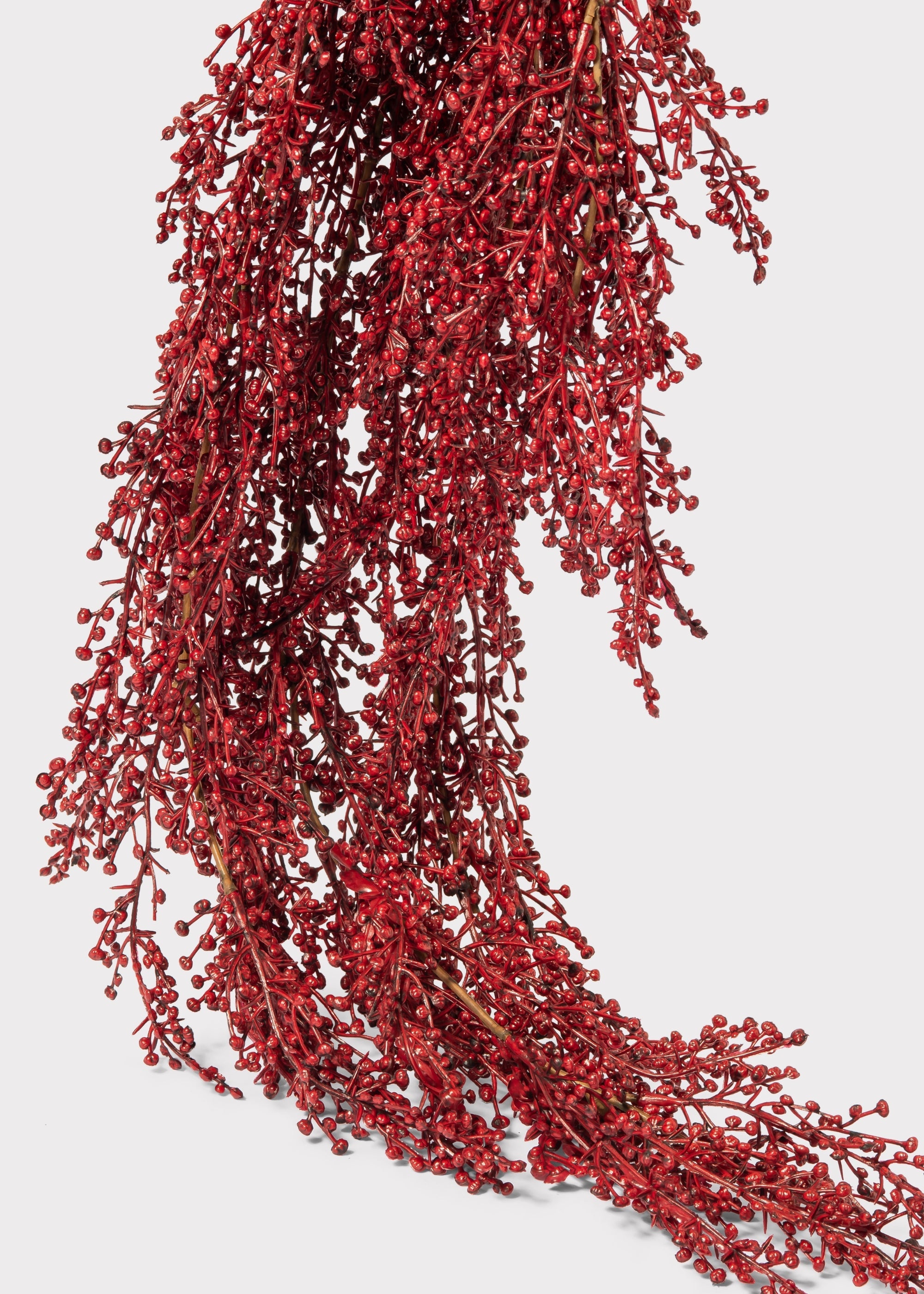 Burgundy Faux Succulent Bush for Vase Styling