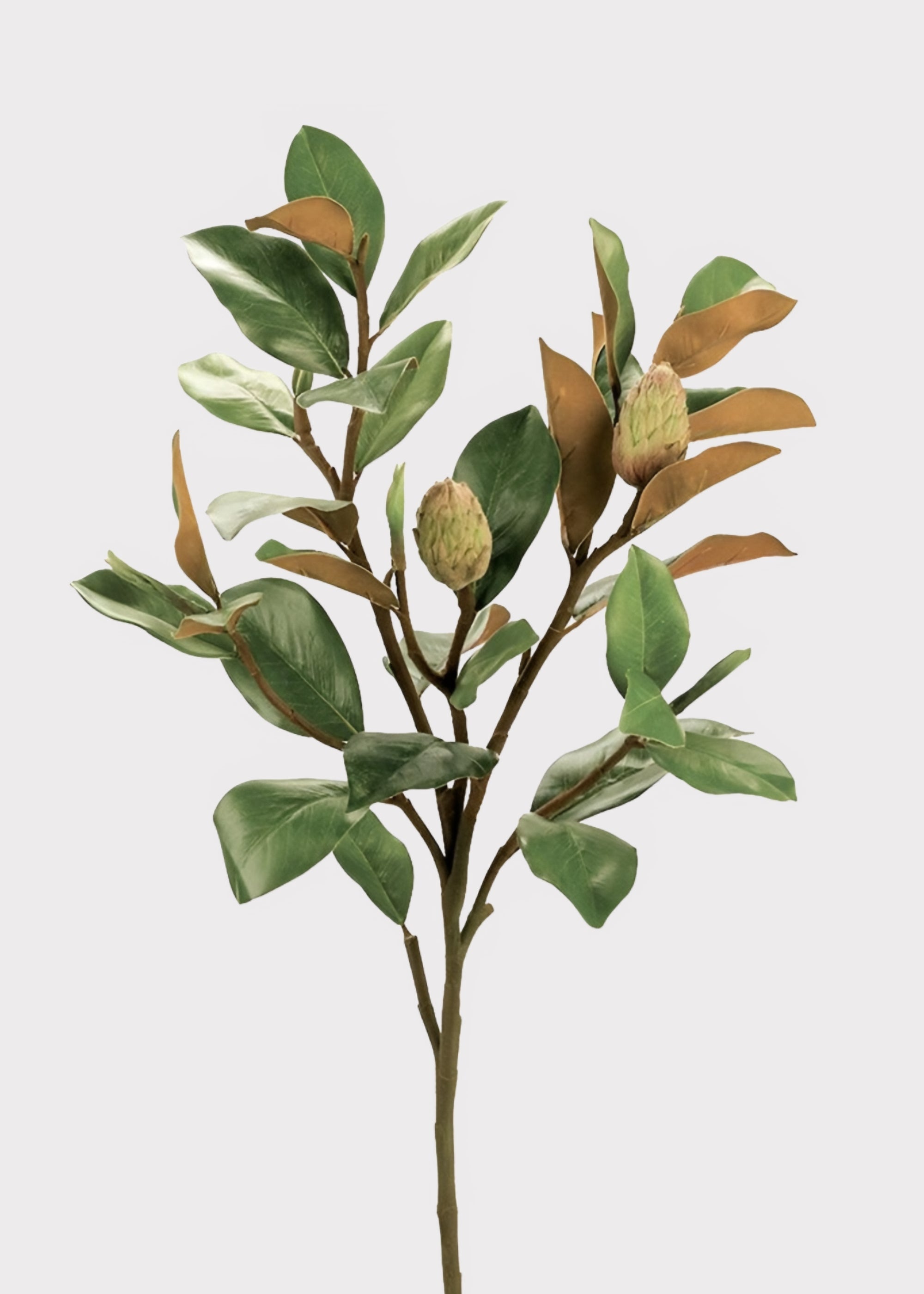 Faux Magnolia Branch for Vase Styling