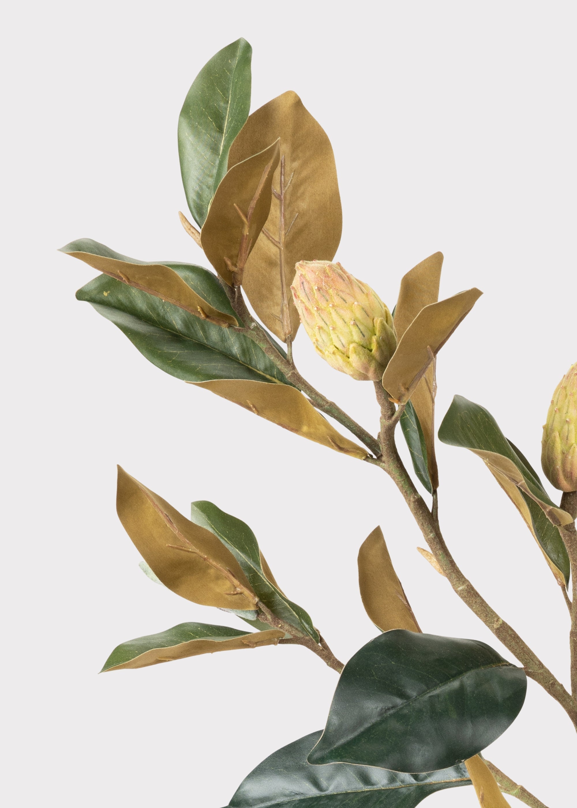 Faux Magnolia Branch for Vase Styling