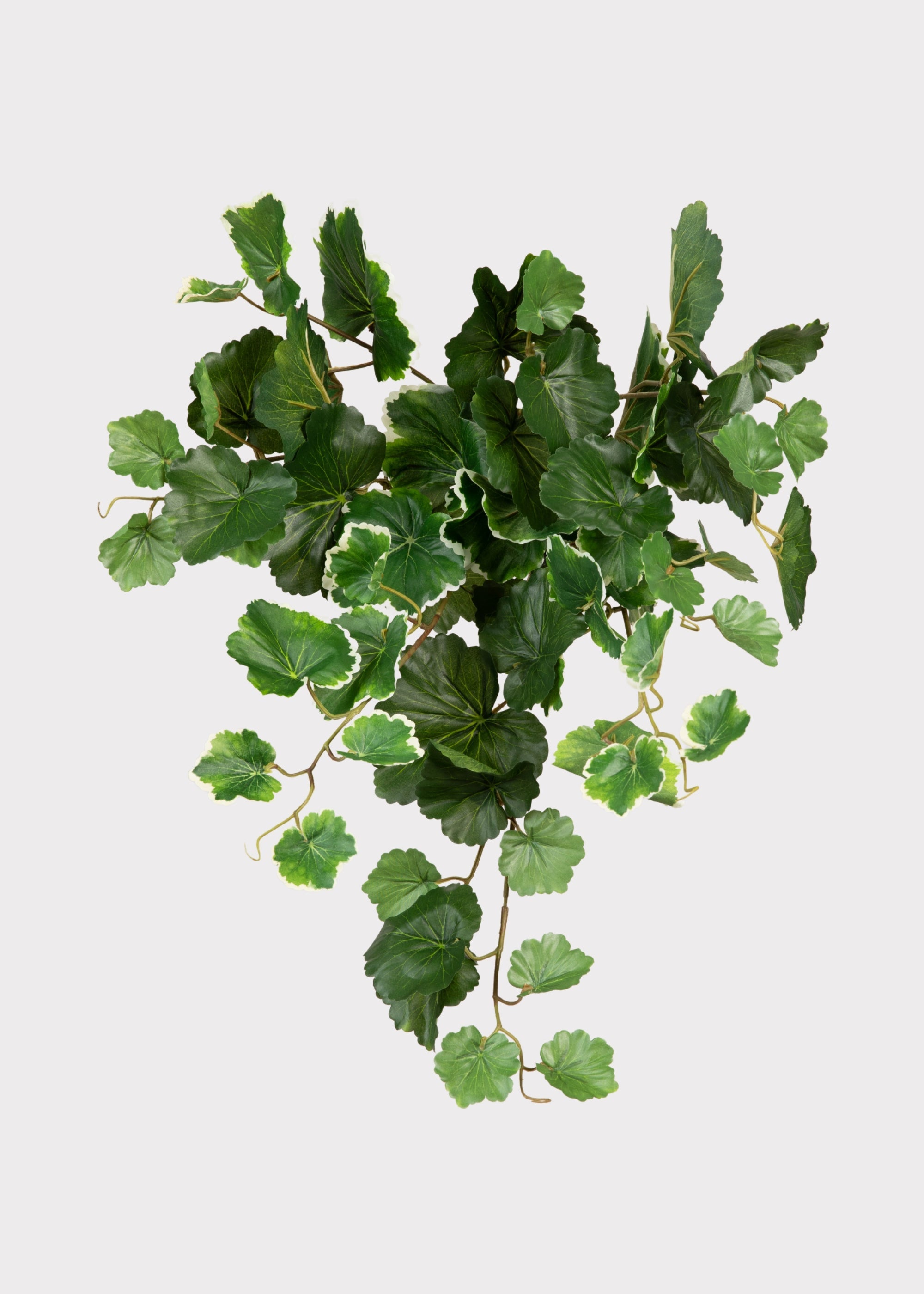 Faux Uv Resistant Outdoor Hanging Geranium Bush for Vase Styling