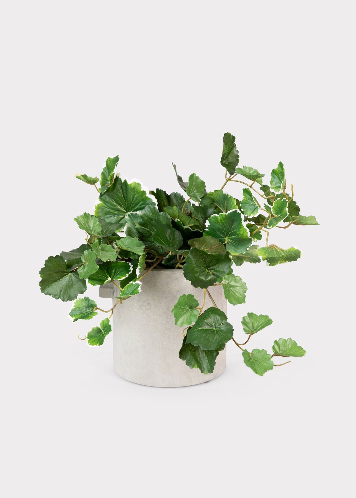 Faux Uv Resistant Outdoor Hanging Geranium Bush for Vase Styling