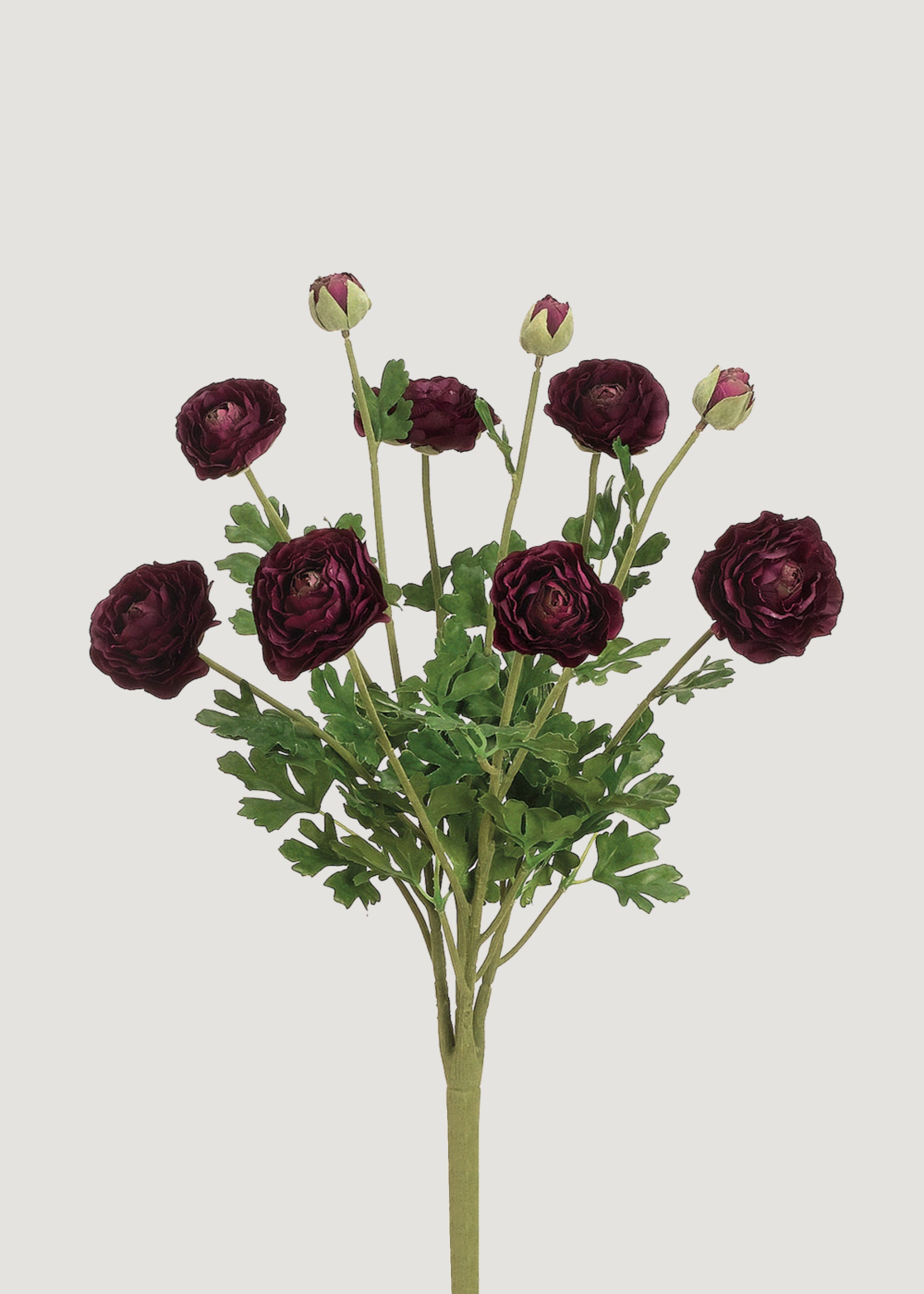 Faux Ranunculus Bush for Seasonal Vase Styling