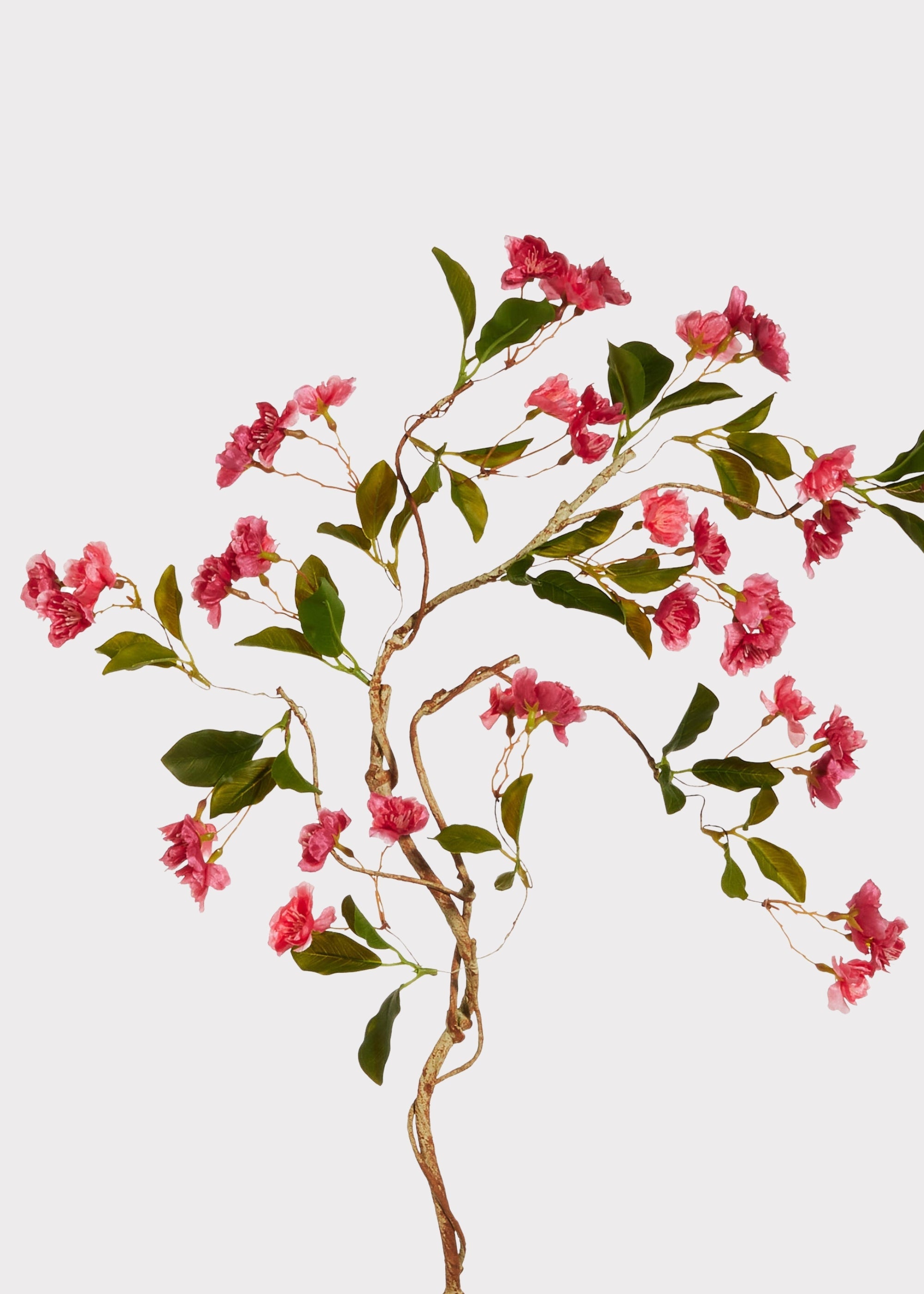 Pink Faux Cherry Blossom Branch for Vase Styling