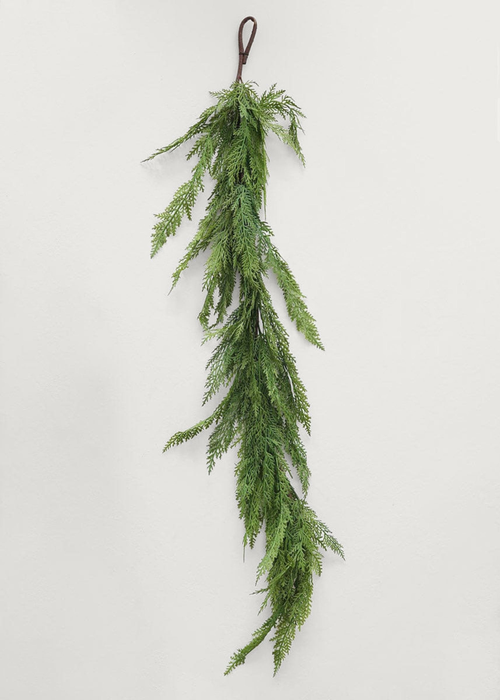 Real Touch Cedar Garland for Mantels and Seasonal Decor