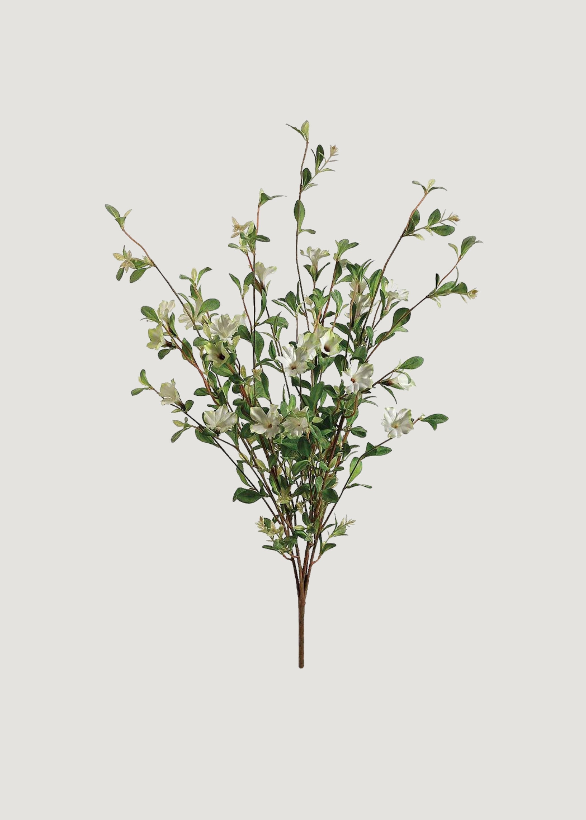 Faux Blooming Wild Petunia Cream Bush for Vase Styling
