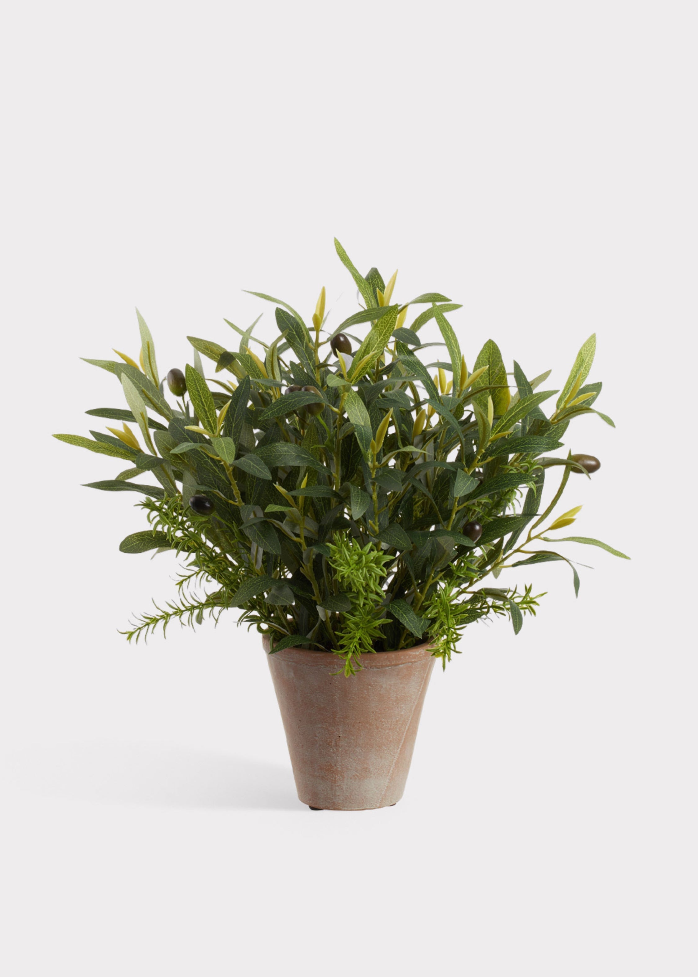 Green Faux Olive Arrangement for Home Decor