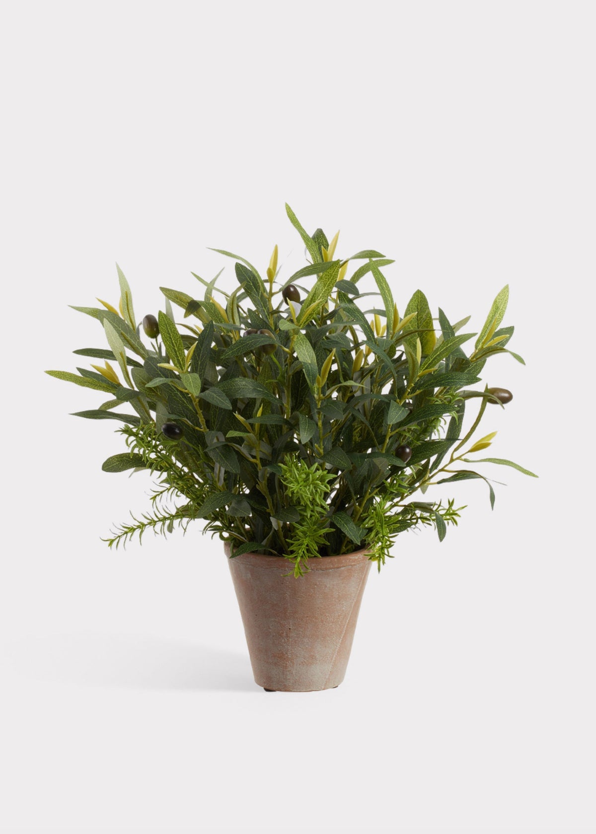 Green Faux Olive Arrangement for Home Decor