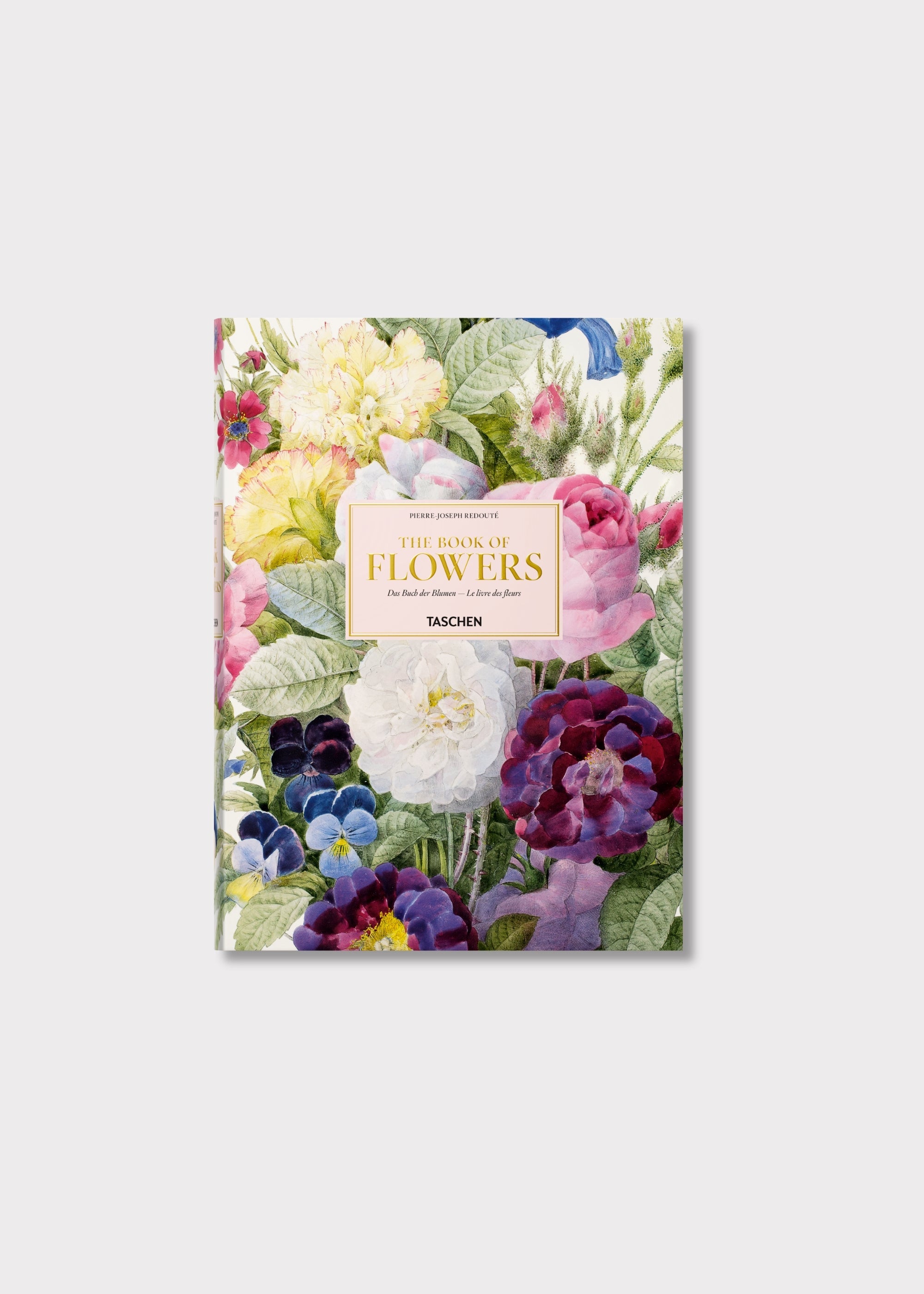 Brown Coffee Table Book - "redouté. Book " for Home Styling
