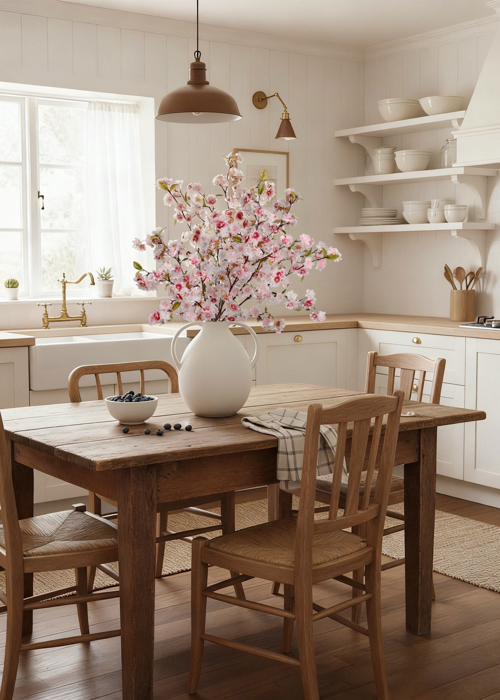Blush Faux Cherry Blossom Bundle for Vase Styling