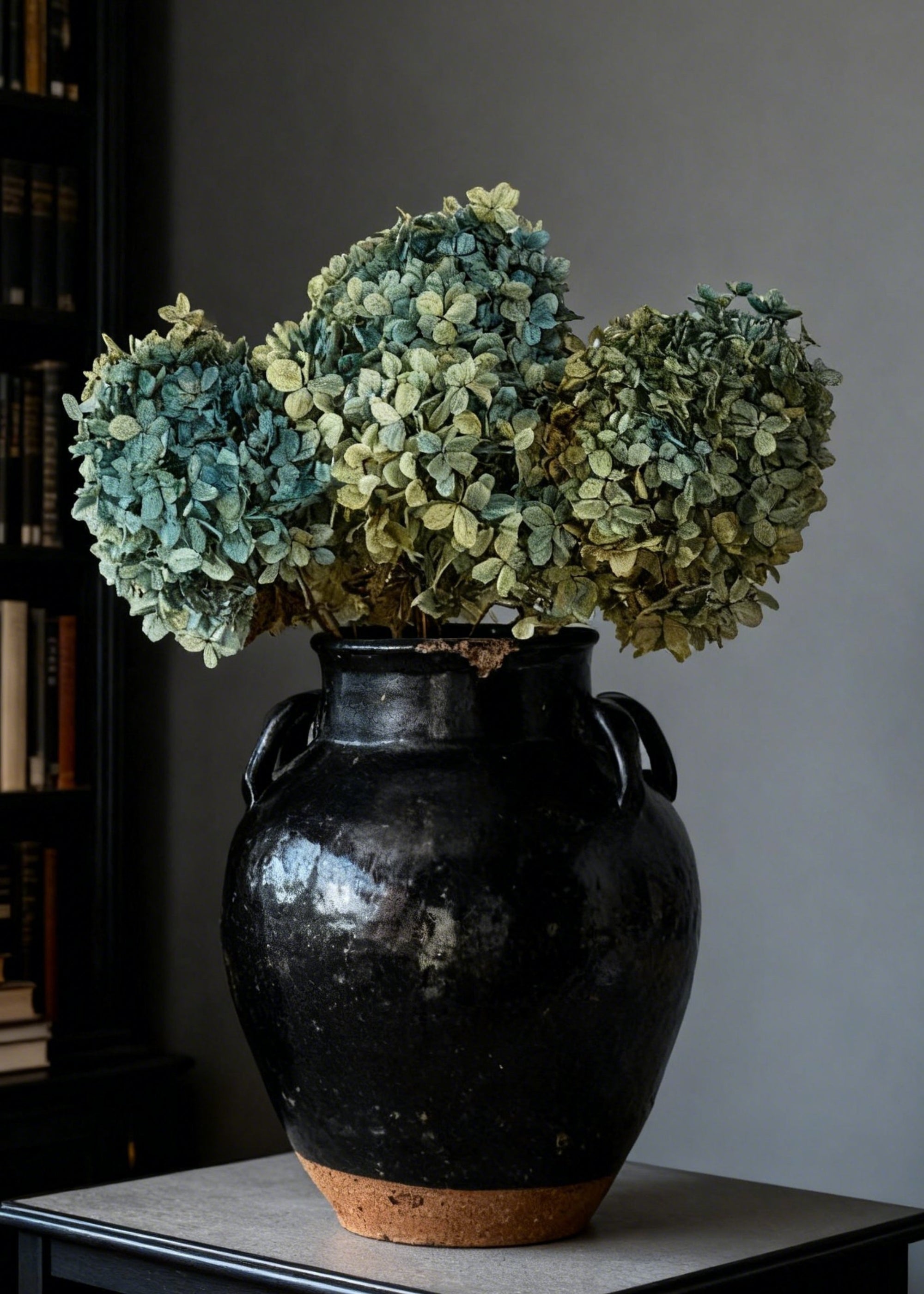 Green Faux Hydrangea Bundle for Vase and Wedding Styling