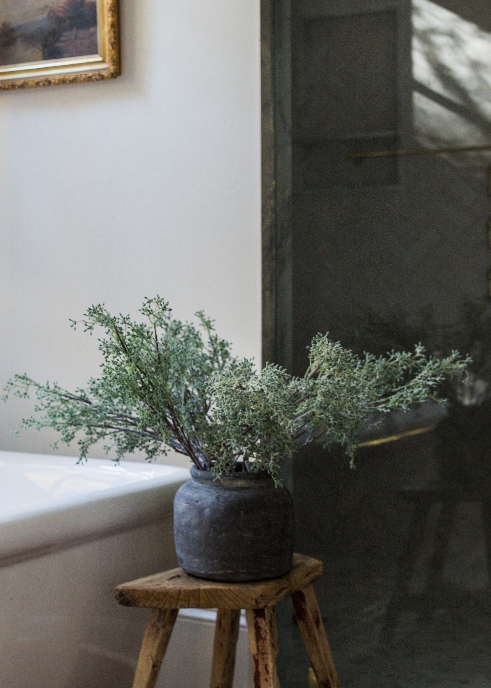 Faux Eucalyptus Stem for Vase Styling