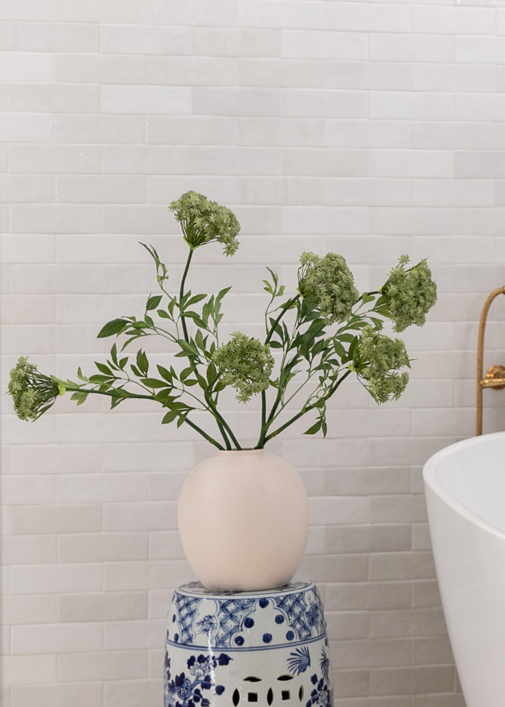 Faux Save - Queen Anne's Lace Wildflowers Stem for Vase Styling