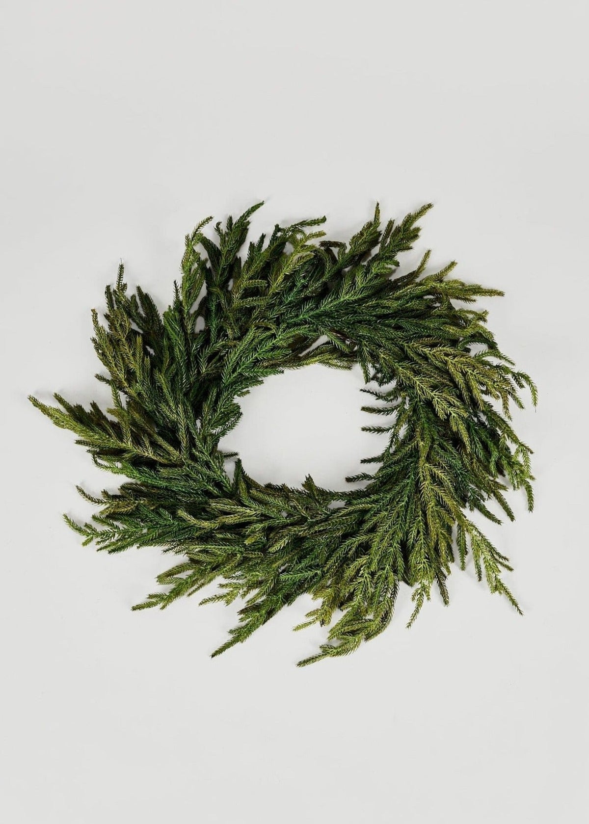 Real Touch Pine Wreath for Door and Wall Decor