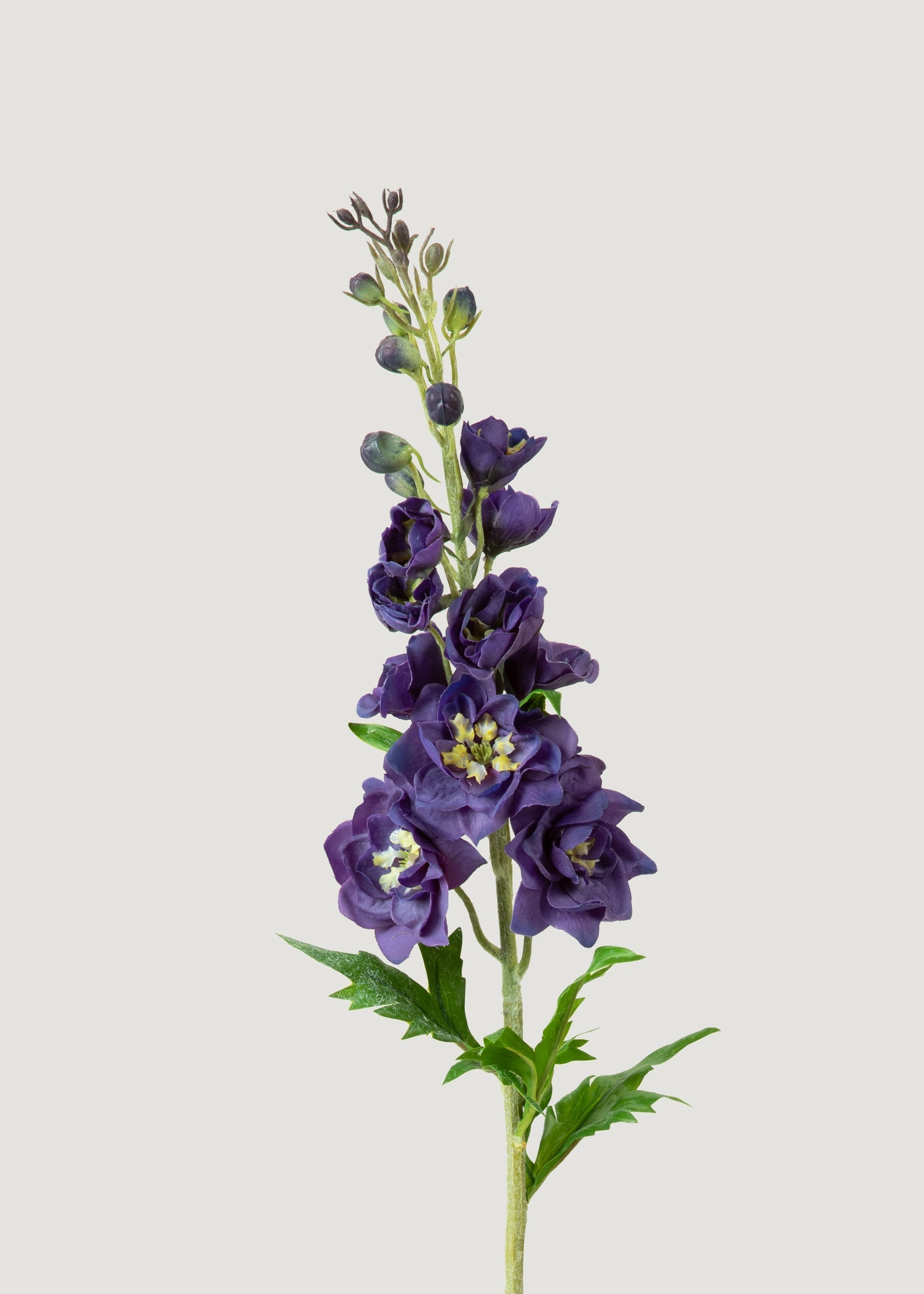 Purple Real Touch Delphinium Stem for Vase and Wedding Styling
