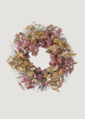 Burgundy Faux Ivy Wreath for Door and Wall Decor