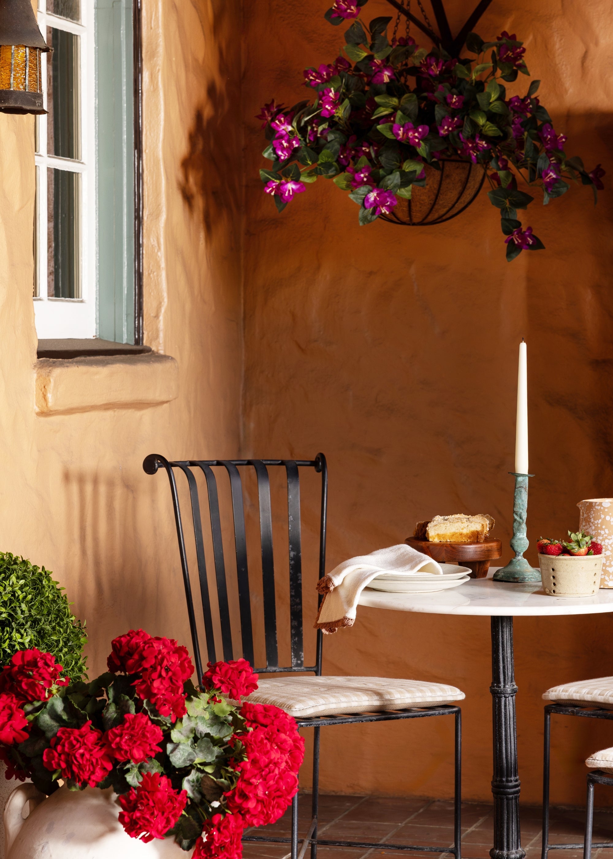 Faux Uv Treated Outdoor Bougainvillea Hanging Bush for Vase Styling