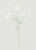 White Faux Cosmos, Daisy Stem for Vase and Wedding Styling