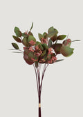 Burgundy Faux Eucalyptus Bundle for Seasonal Vase Styling