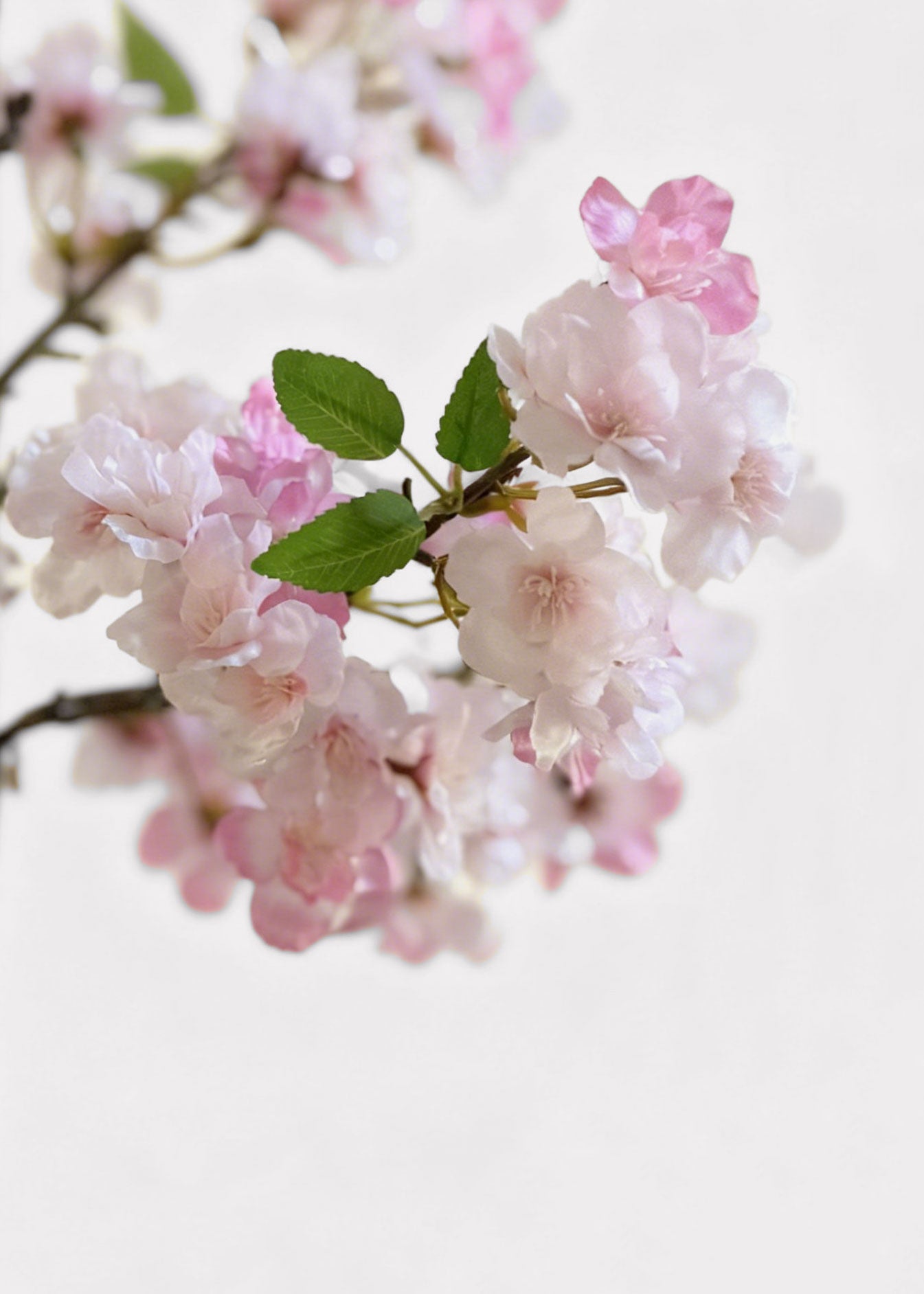 Pink Faux Cherry Blossom Arrangement for Home Decor
