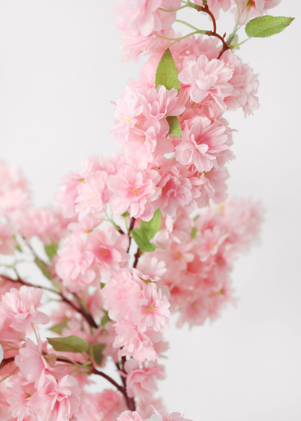Pink Faux Cherry Blossom Branch for Vase Styling