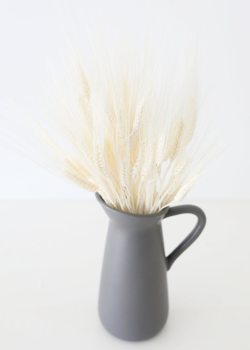 Faux Bleached Natural Triticum Wheat - 8 Oz Bunch Bundle for Vase and Wedding Styling