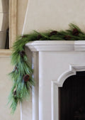 Faux Pine Garland for Mantels and Seasonal Decor