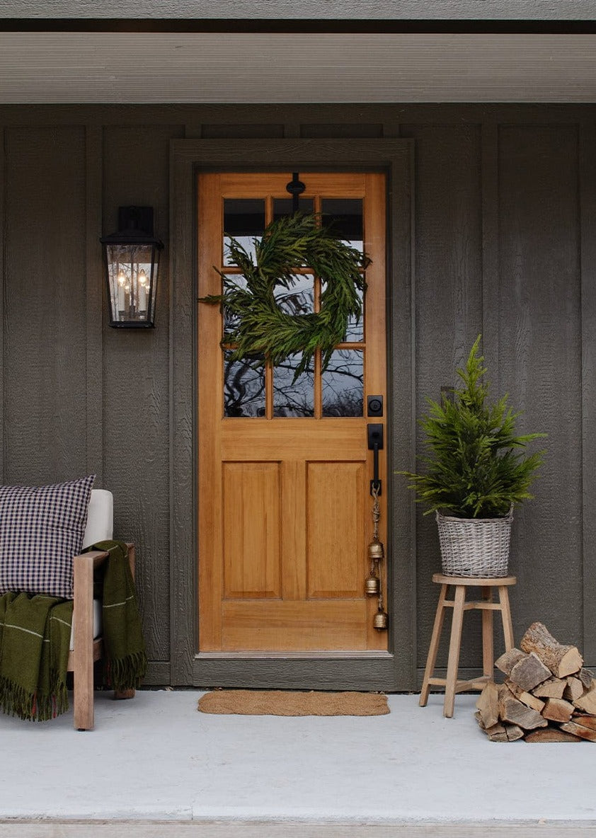 Faux Pine Arrangement for Home Decor