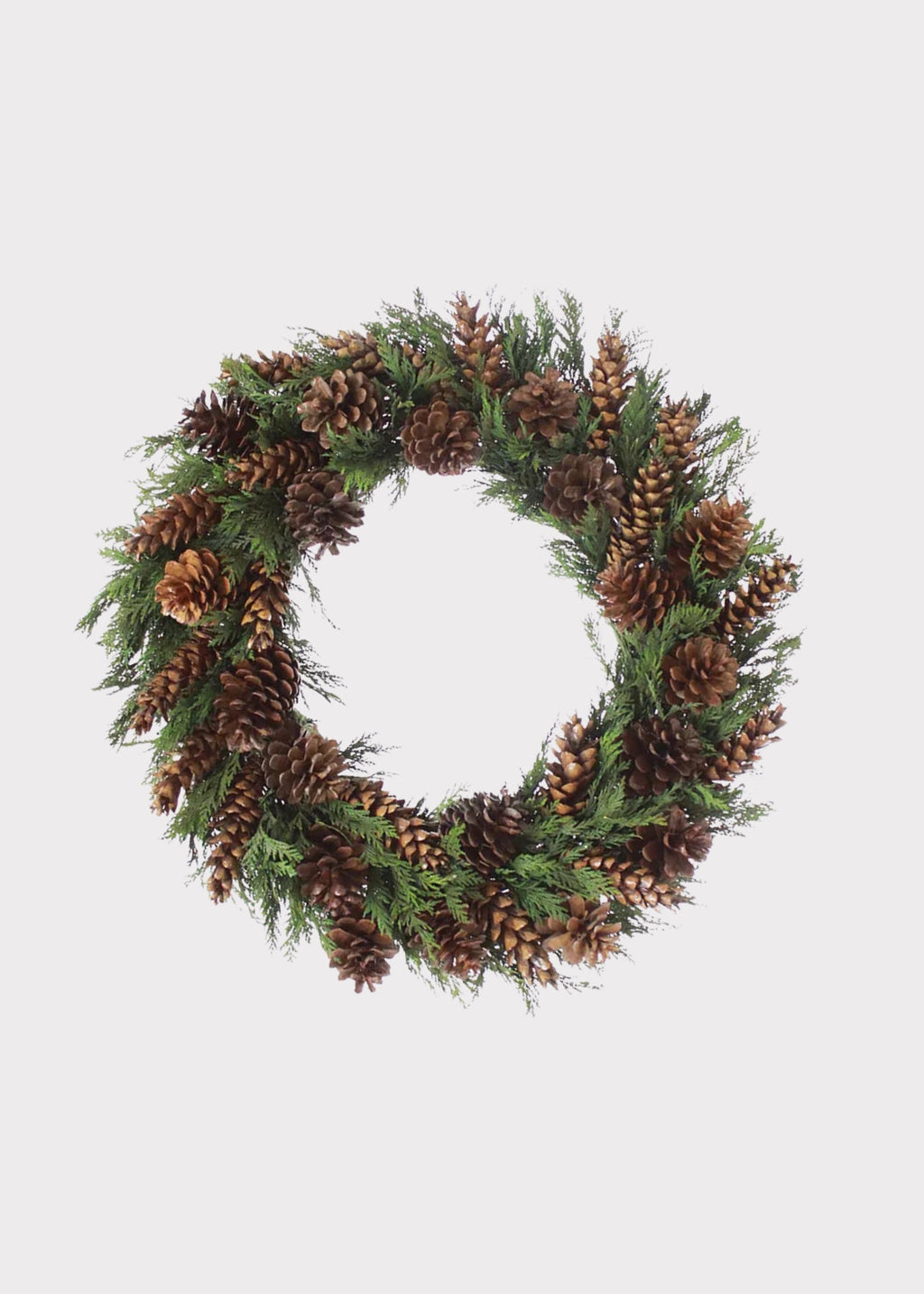 Faux Pine, Cedar Wreath for Door and Wall Decor