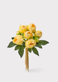 Yellow Real Touch Peony Bundle for Vase Styling