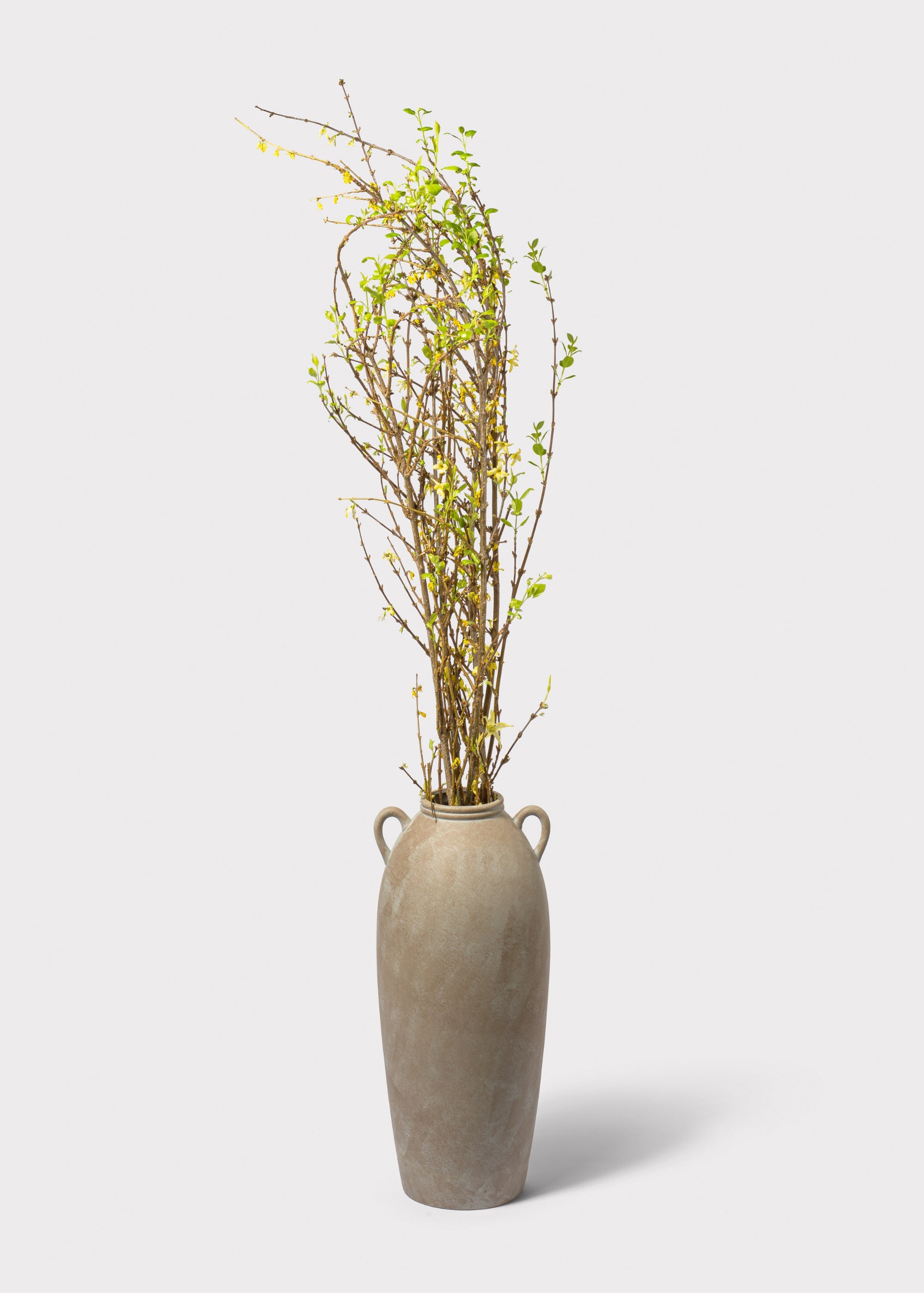 Faux Forsythia Branch for Vase Styling