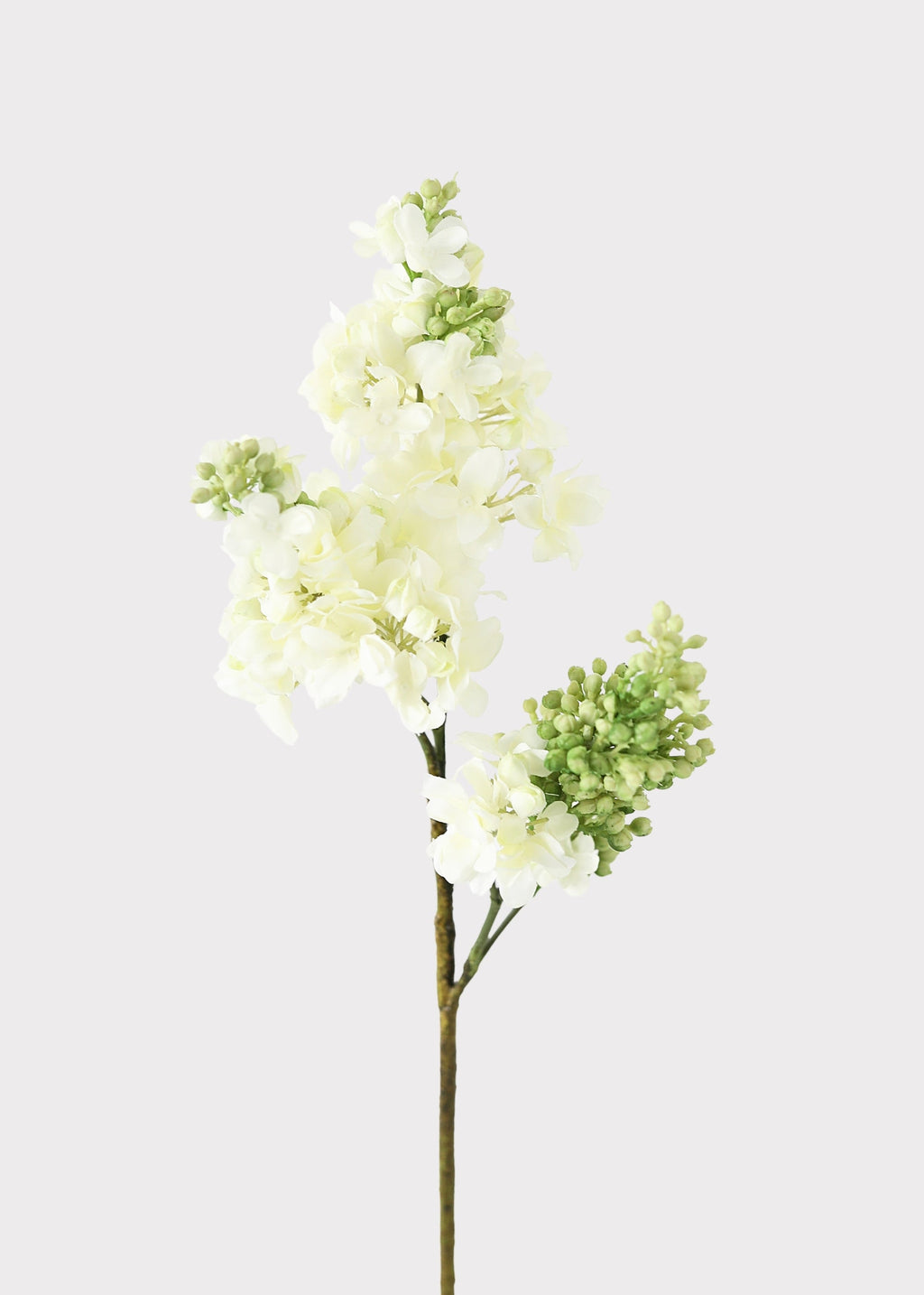 Cream Faux Lilac Stem for Vase and Wedding Styling